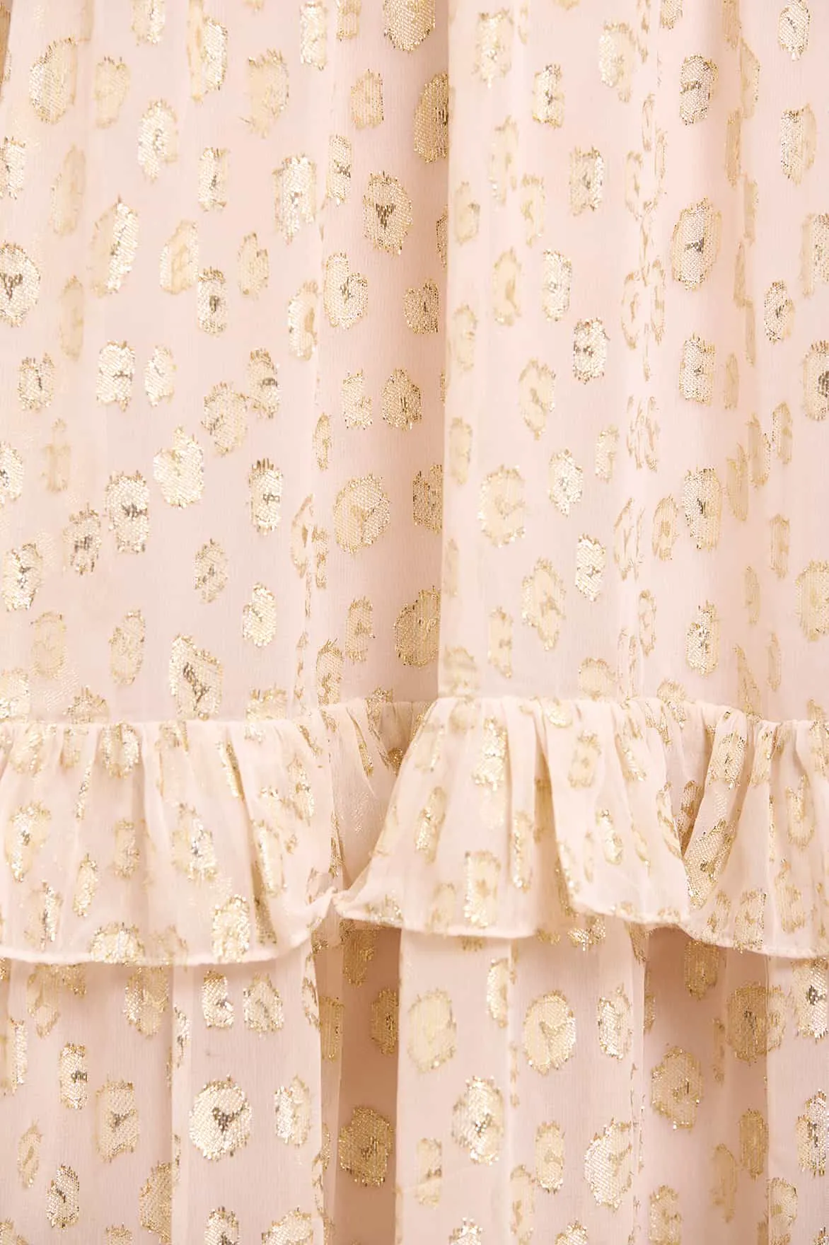 Cherie Lurex Ankle Gown Office Tone