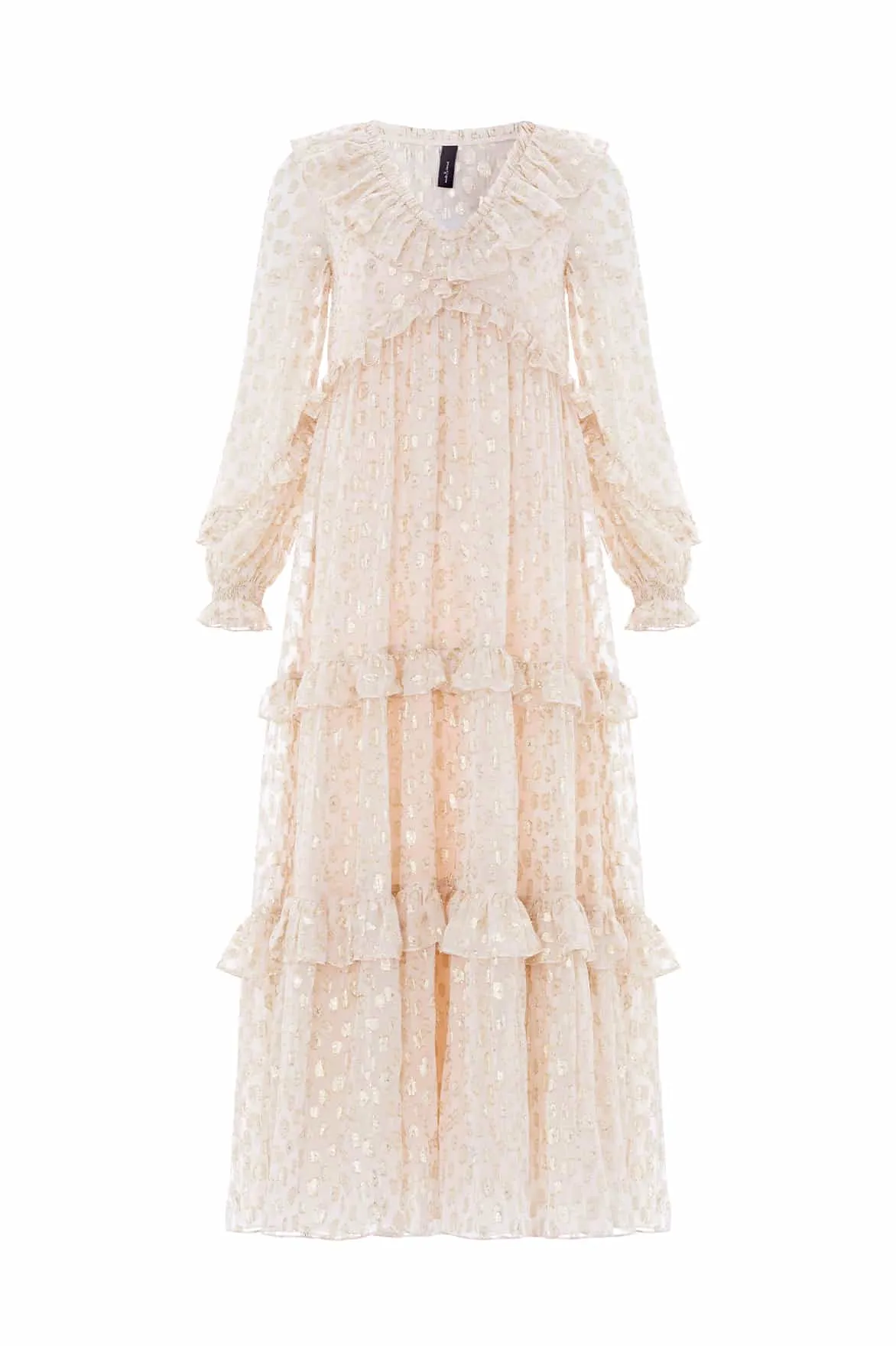 Cool Movement Cozy Balance Cherie Lurex Ankle Gown