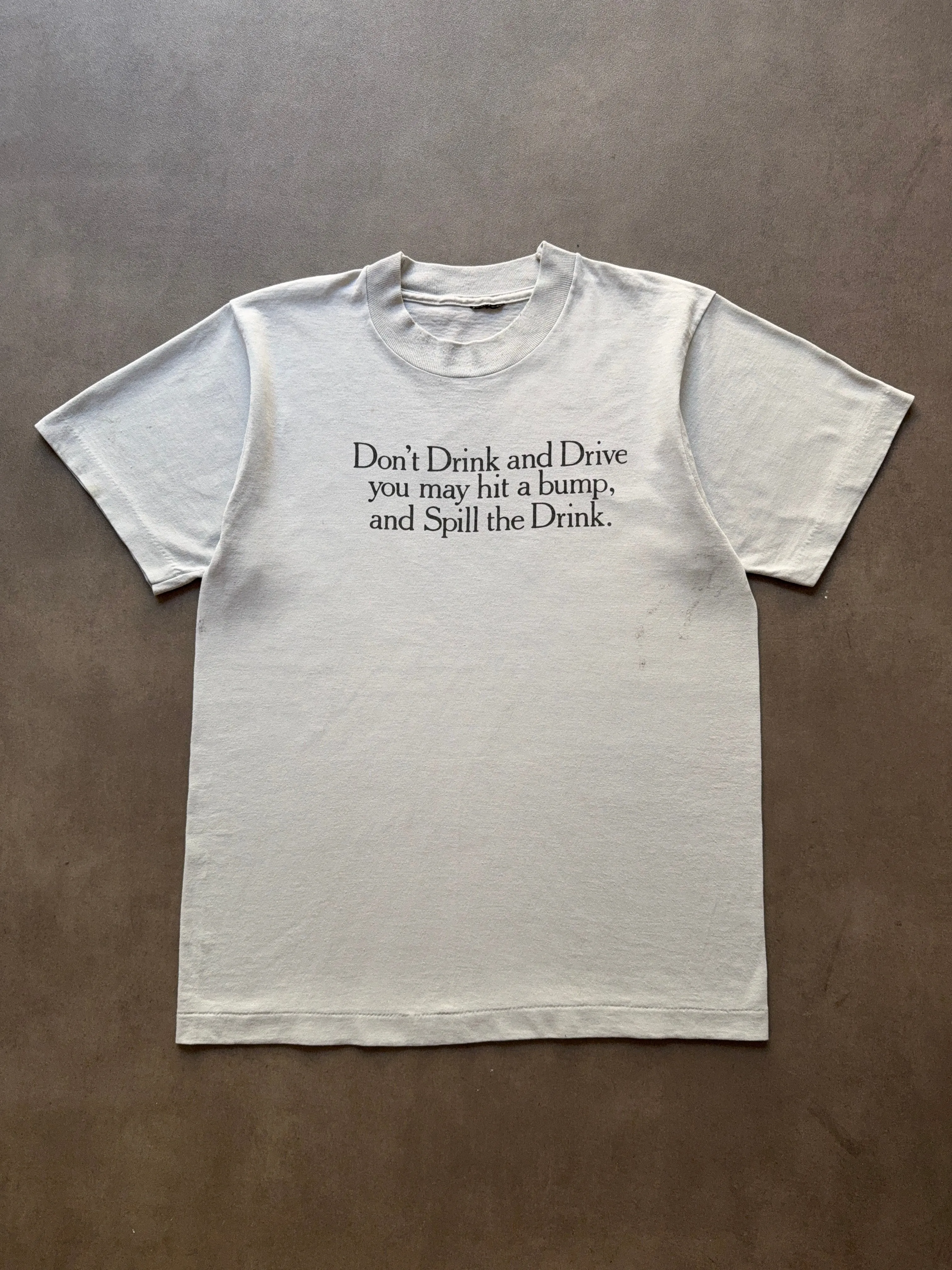 1980s ??Don??t Drink and Drive?? tee (M) Daily Casual Sporty Design