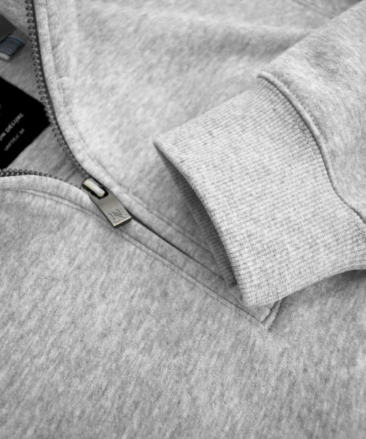 Active Comfort Gear Glendale Unisex Quarter Zip Sweat | GREY MELANGE