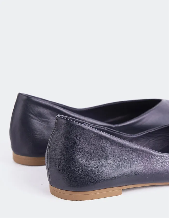 Low Profile Silhouette Glissandra Navy Leather