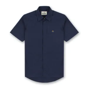 Vivienne Westwood - Classic Orb SS Shirt in Navy weekday wear informal gathering