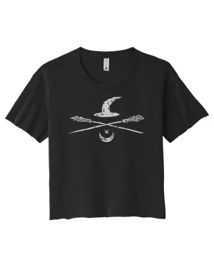 Wrinkle Resistant Cloth Witch ?? Cropped T-Shirt