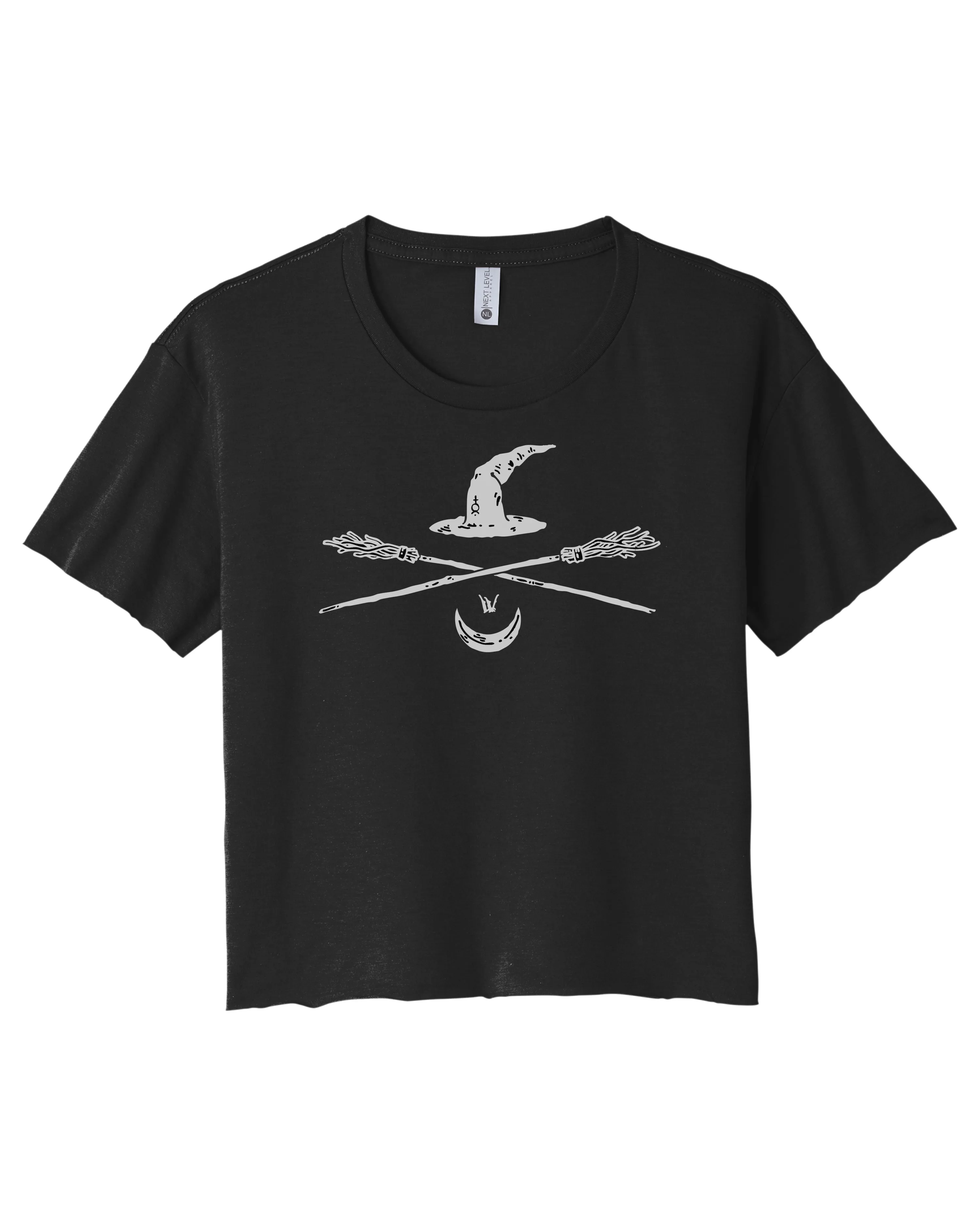 Temperature Control Fabric Witch ?? Cropped T-Shirt