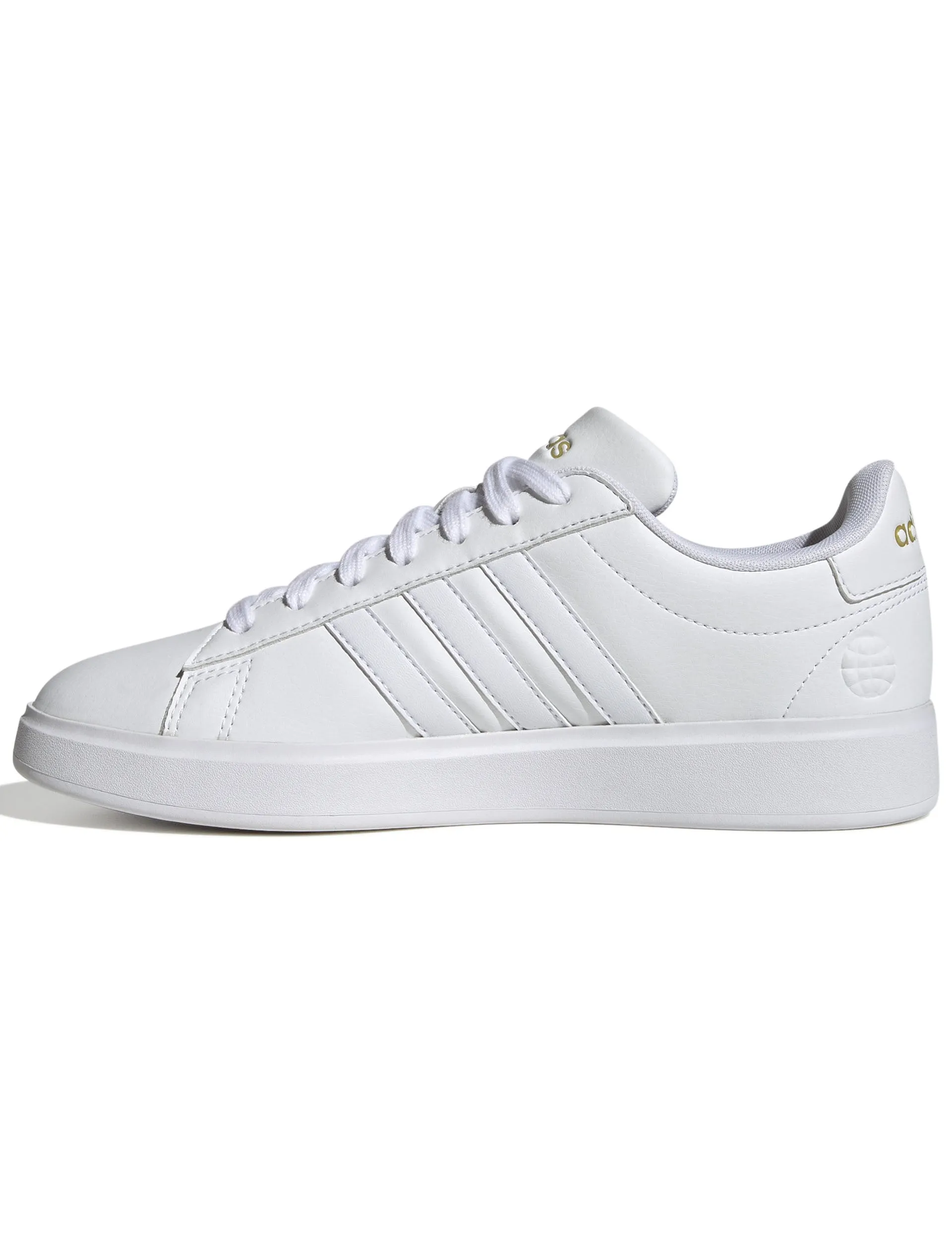 Grand Court 2.0 Shoes - Cloud White/Gold Metallic Wild Jog Medit Cool