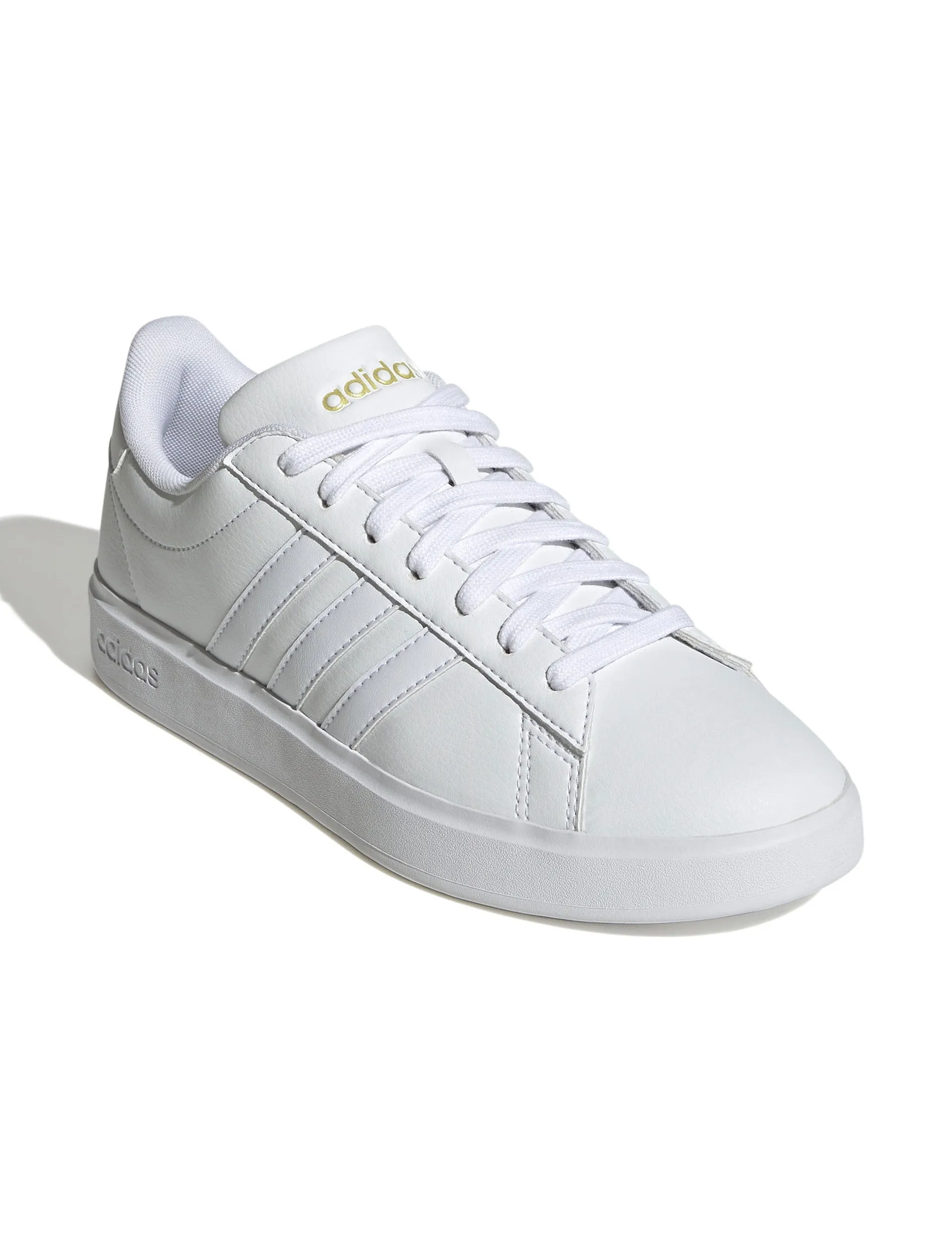 Night Style Grand Court 2.0 Shoes - Cloud White/Gold Metallic