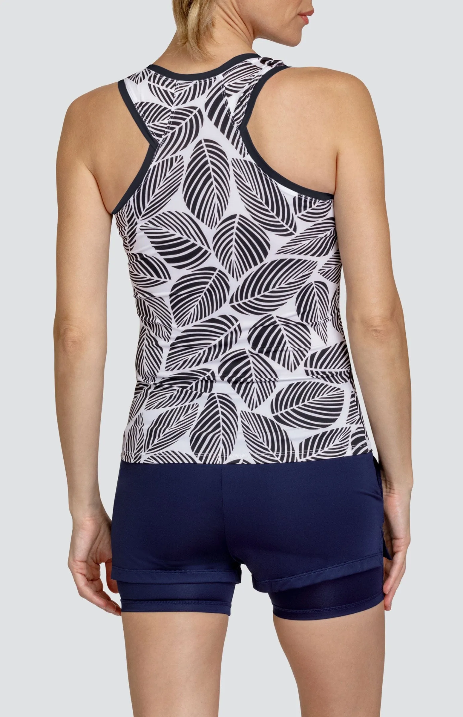 Modern Smart Rumary Tank - Botanical Leaves - FINAL SALE