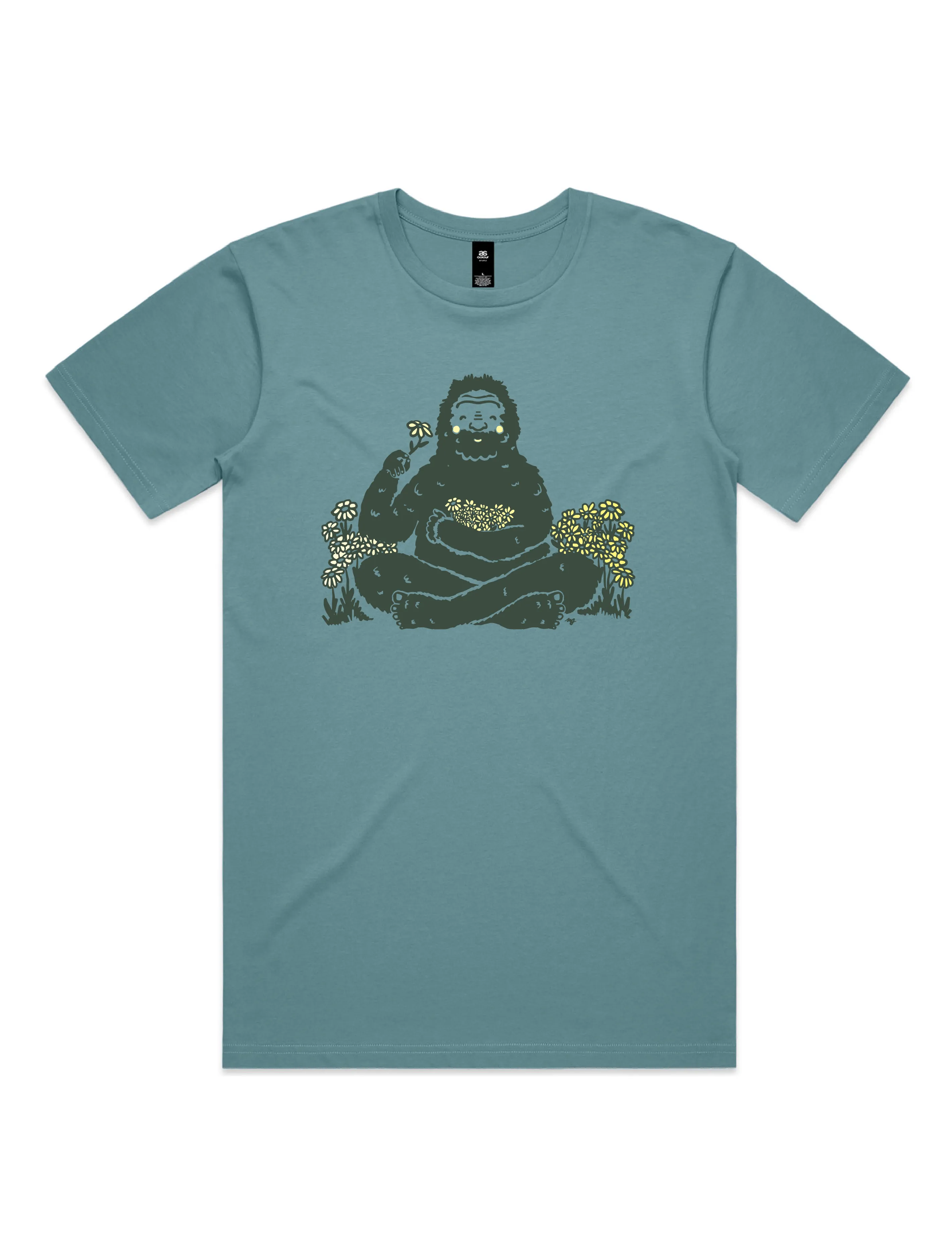 Reinforced Hems Breathable Performance Bigfoot Flowers ?? Unisex T-Shirt