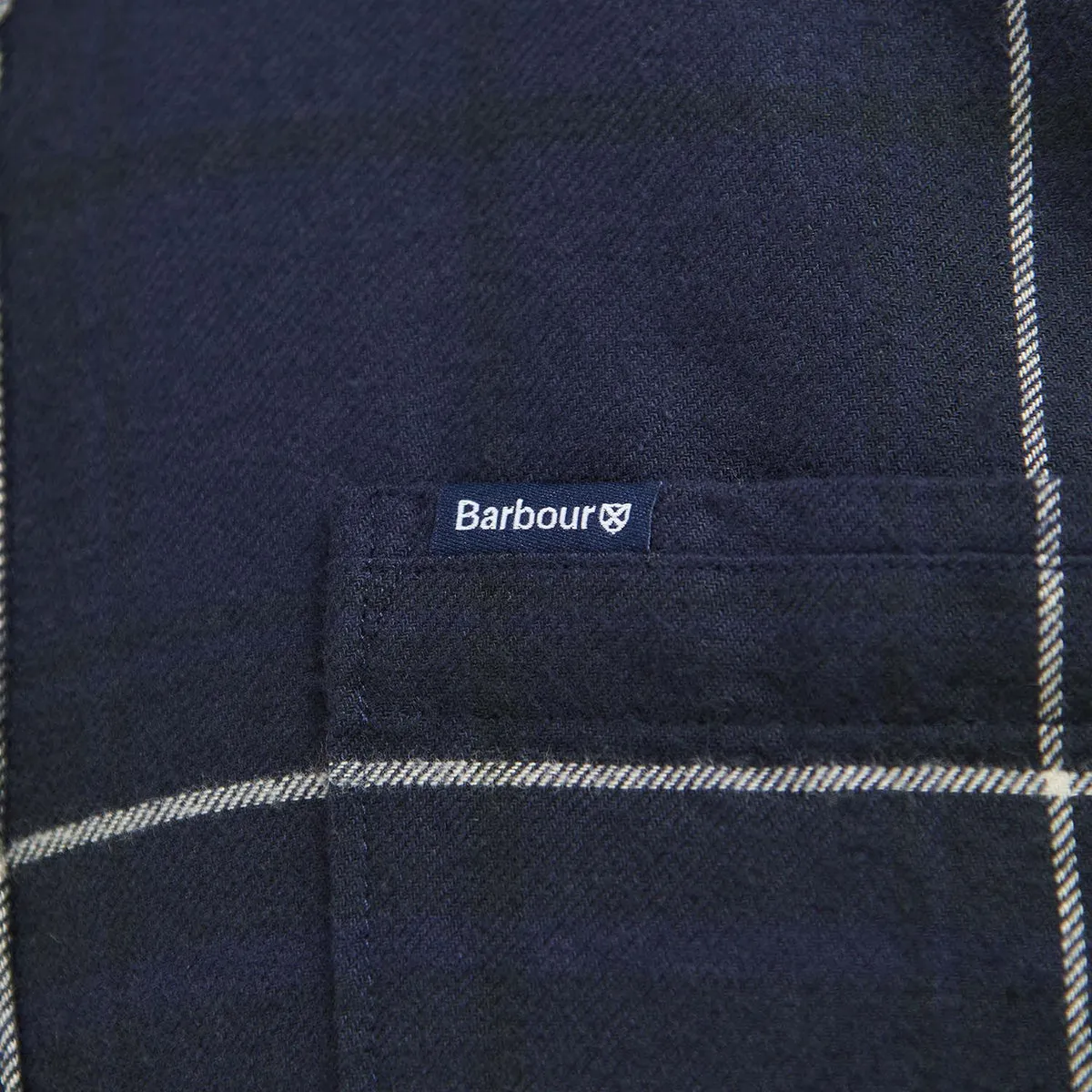 Stylish and Fun Barbour - Carter Tailored Fit Shirt in Navy