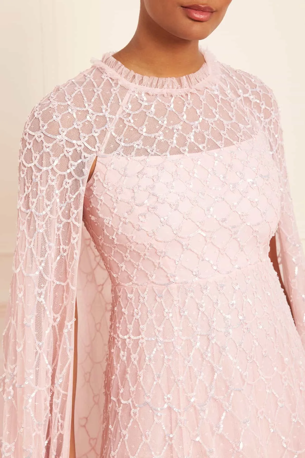 Heart Lattice Ankle Gown Romance Soul