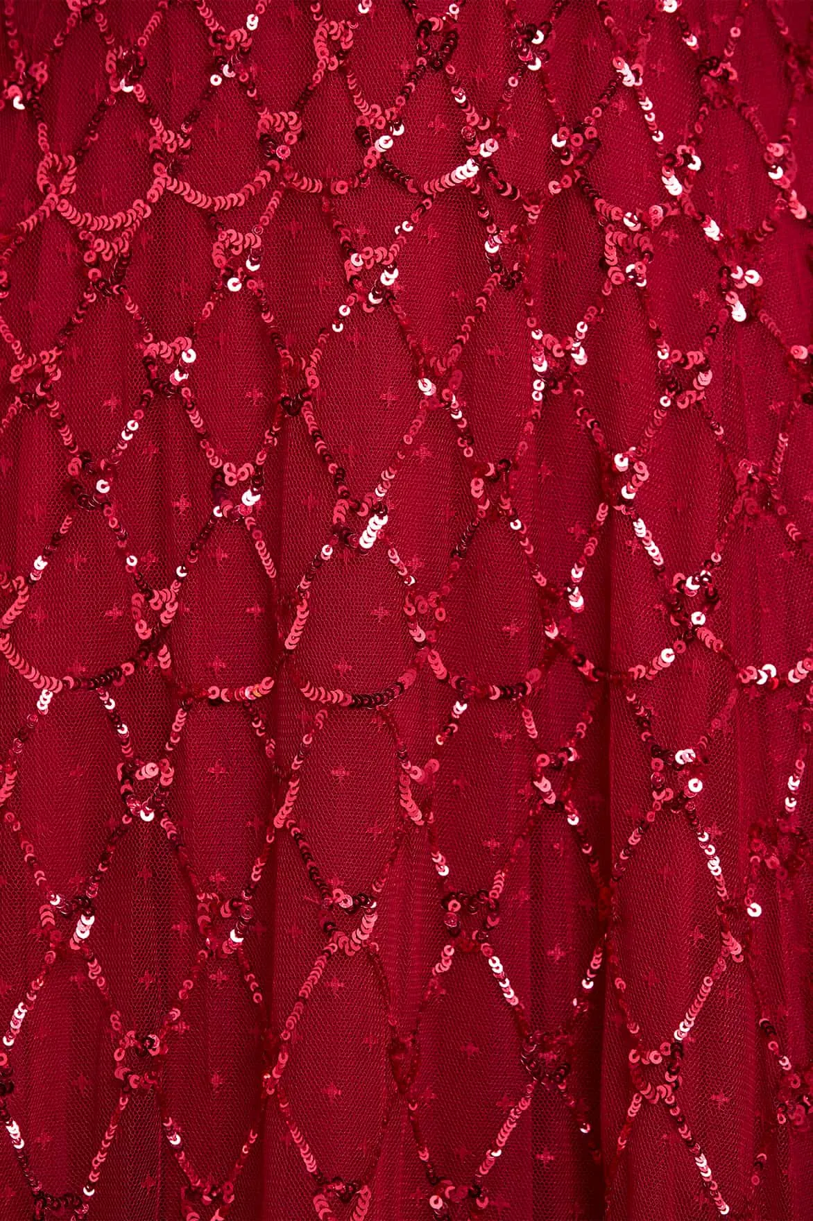 Heart Lattice Ankle Gown plus-size