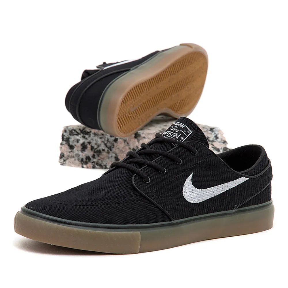 Zoom Janoski OG  Canvas (Black / White - Black - White) Stretchable Collar Design