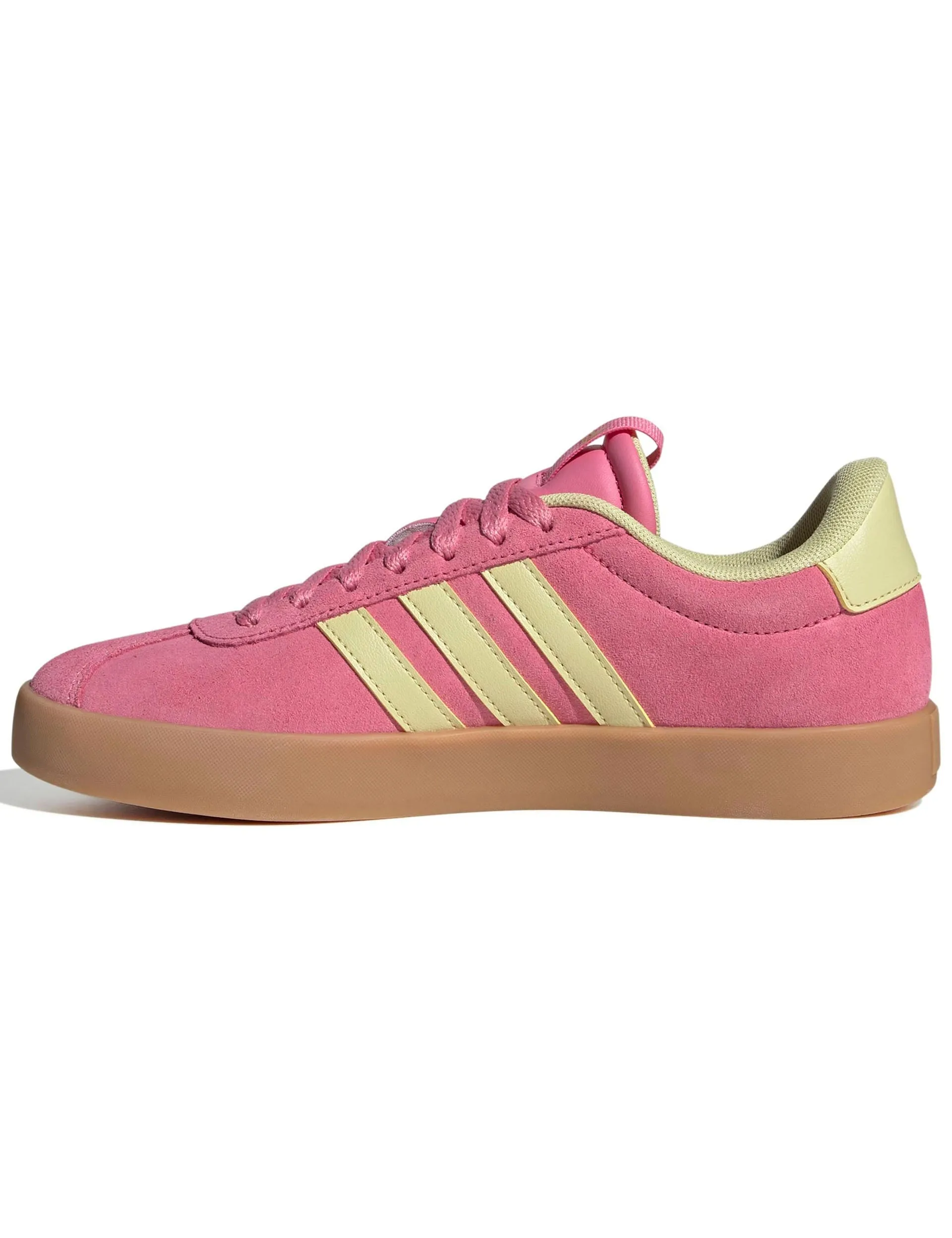 VL Court 3.0 Shoes - Pink Fusion/Powder Yellow/Gold Metallic Practical Style Fresh Tone