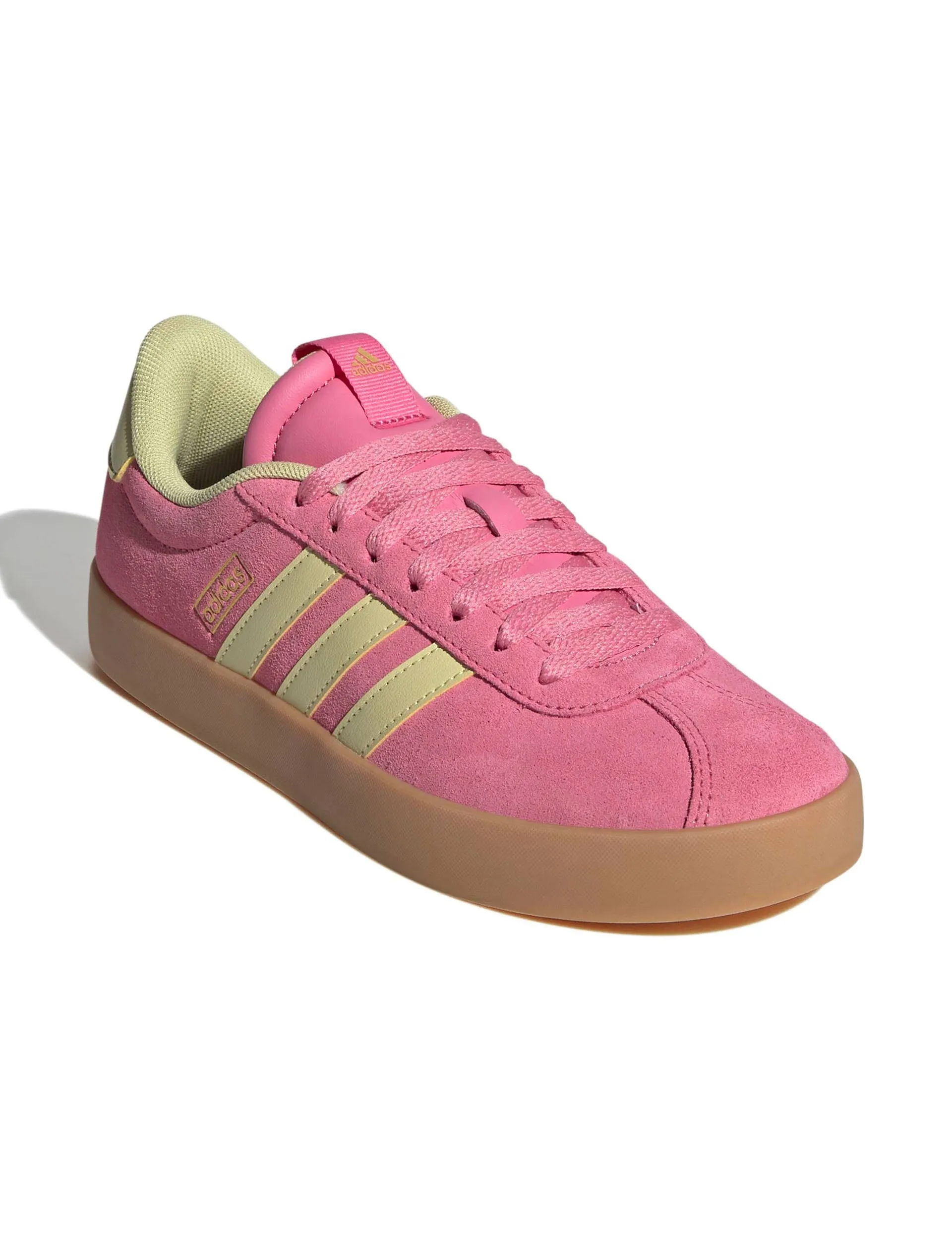VL Court 3.0 Shoes - Pink Fusion/Powder Yellow/Gold Metallic Hybrid Look