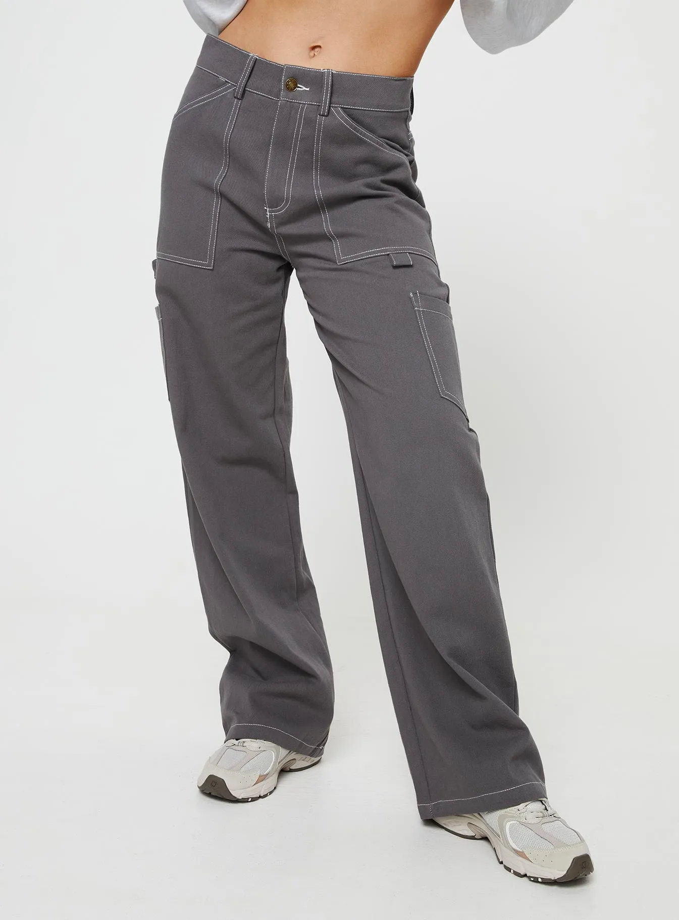 Date Night Sustainable Earthy Soft Hellier Cargo Pant Slate