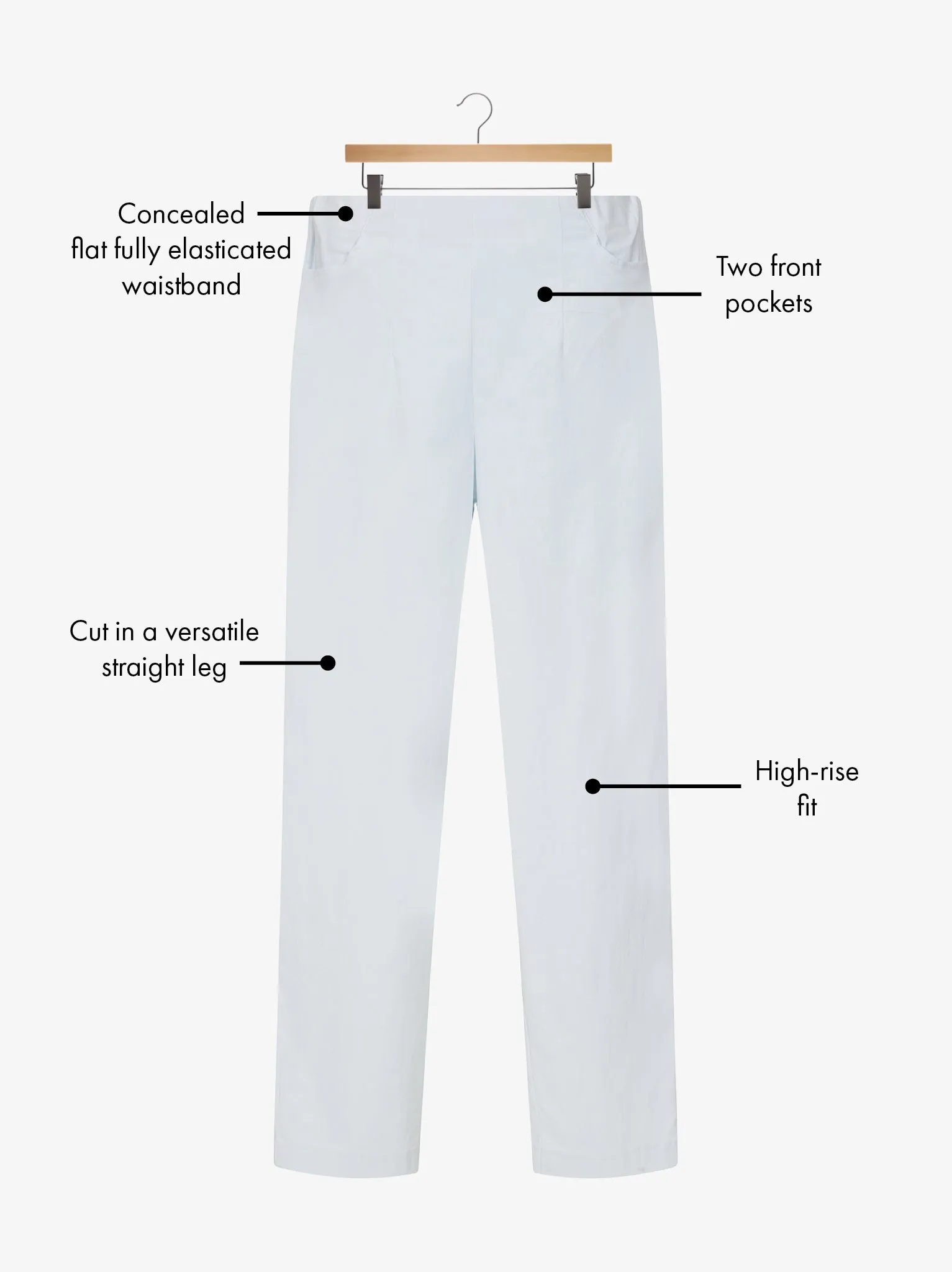 Performance Gear Chilly Weather Fit Ruth Stretch Trouser - White