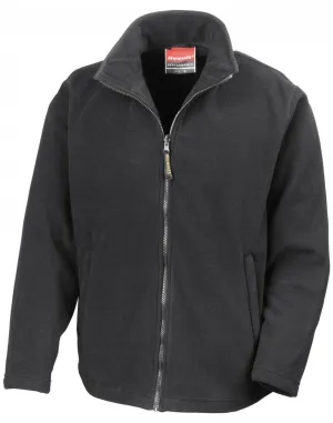 Horizon High Grade Microfleece Jacket | BLACK Zipper Guard Utility Look