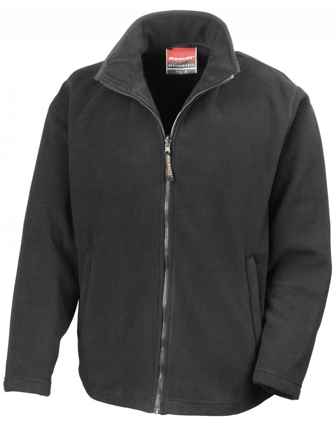 Horizon High Grade Microfleece Jacket | BLACK Zipper Guard Utility Look