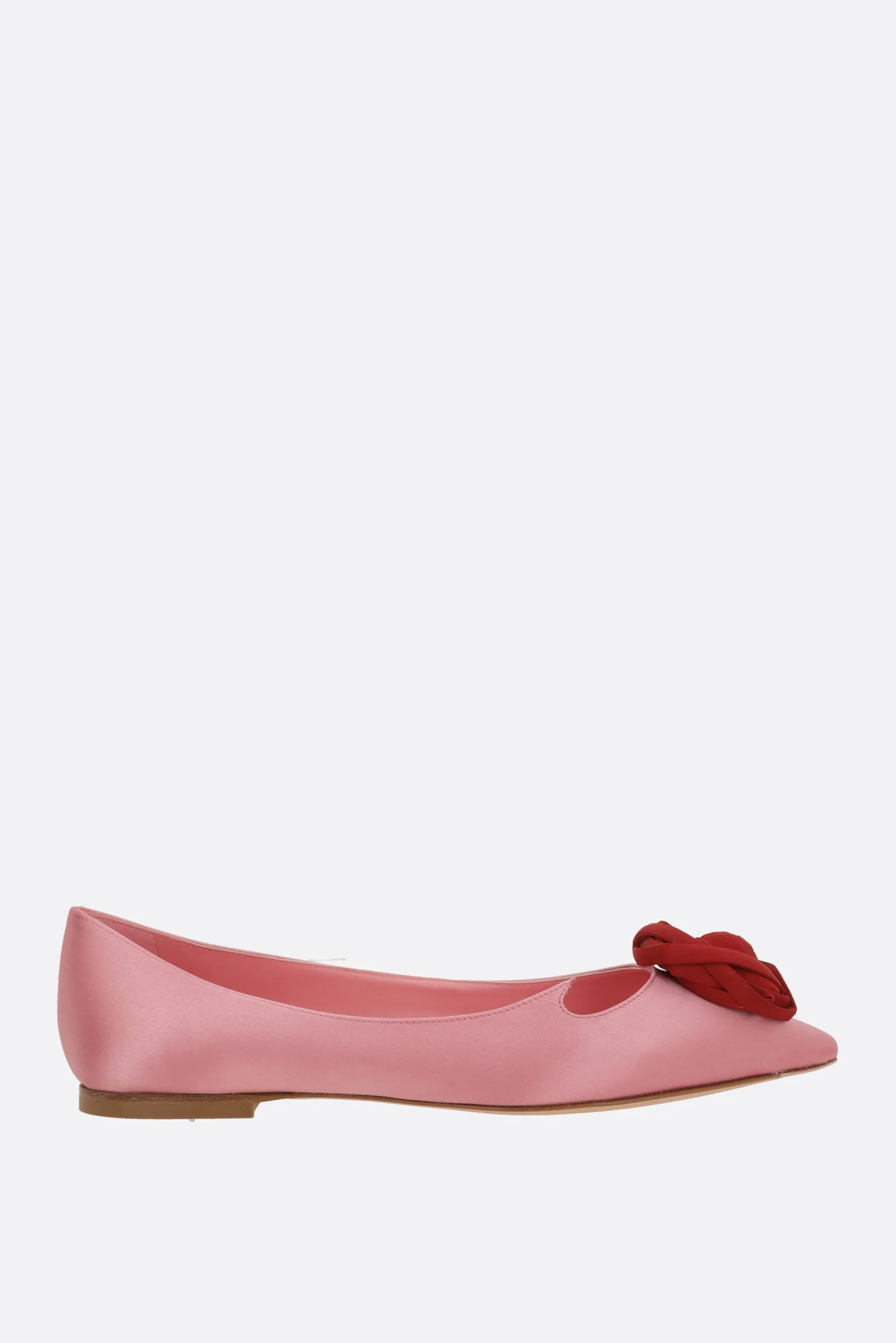 I Love Vivier ballerina in satin Marathon Walk Clean Fit