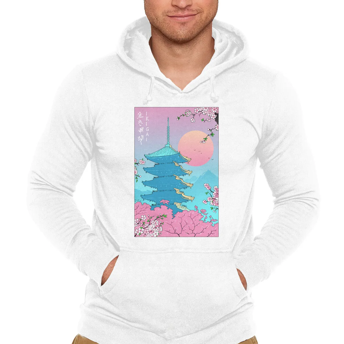 Ikigai In Kyoto Casual Hoodie