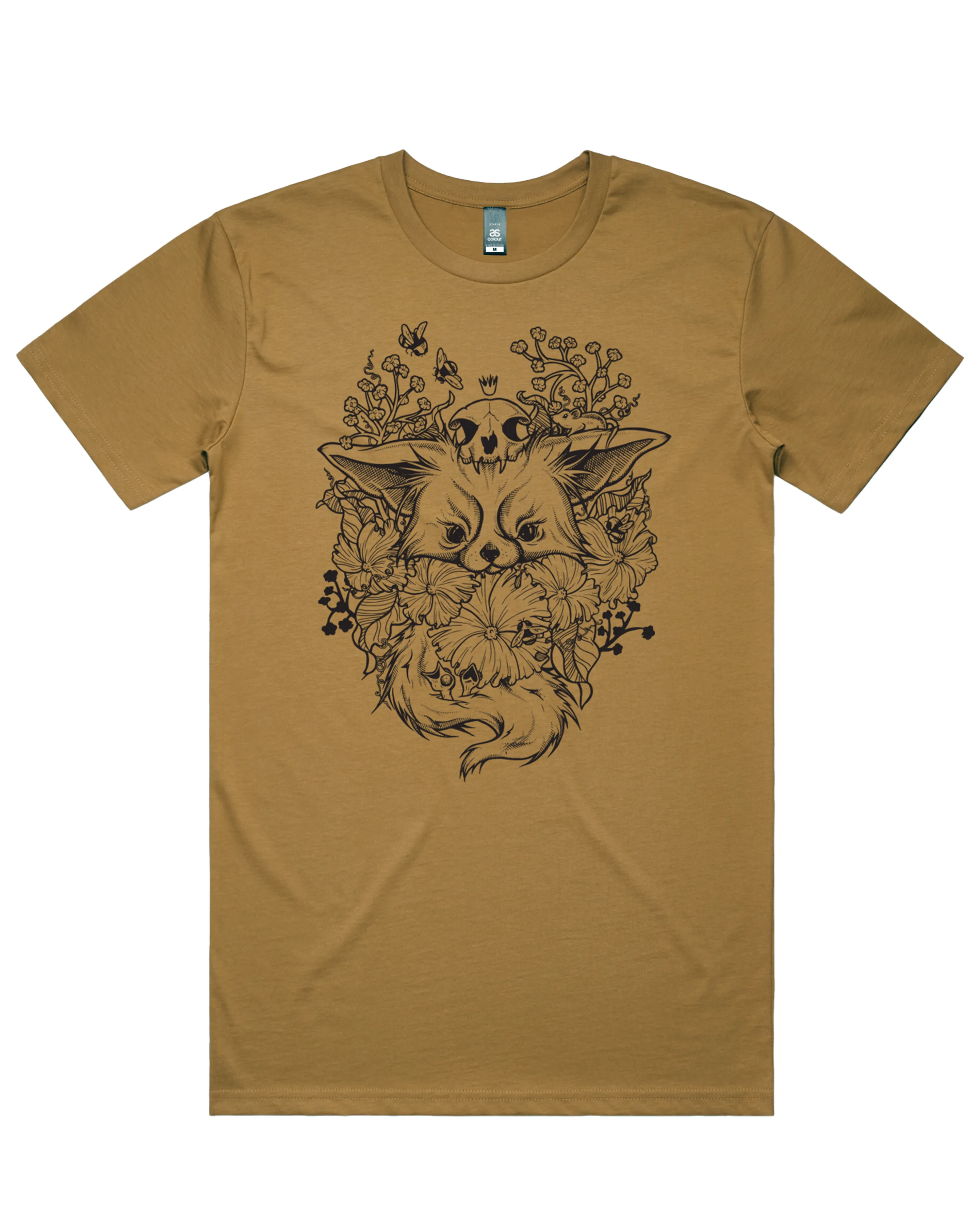 Complementary Colors Bold Statement Forest Fox ?? Unisex T-Shirt