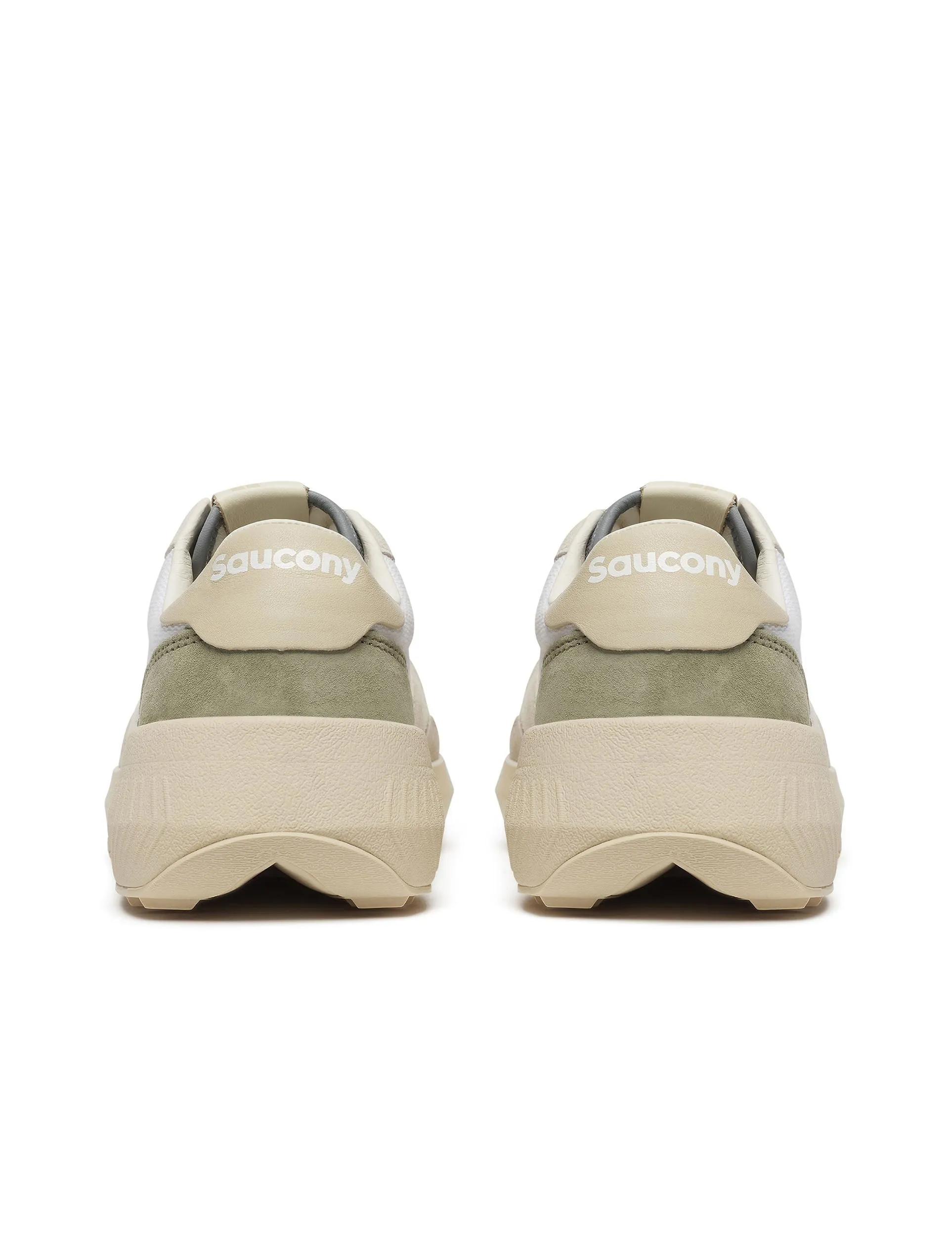 Jazz NXT Premium - White/Beige Shock Diffusing Midsole Trendy