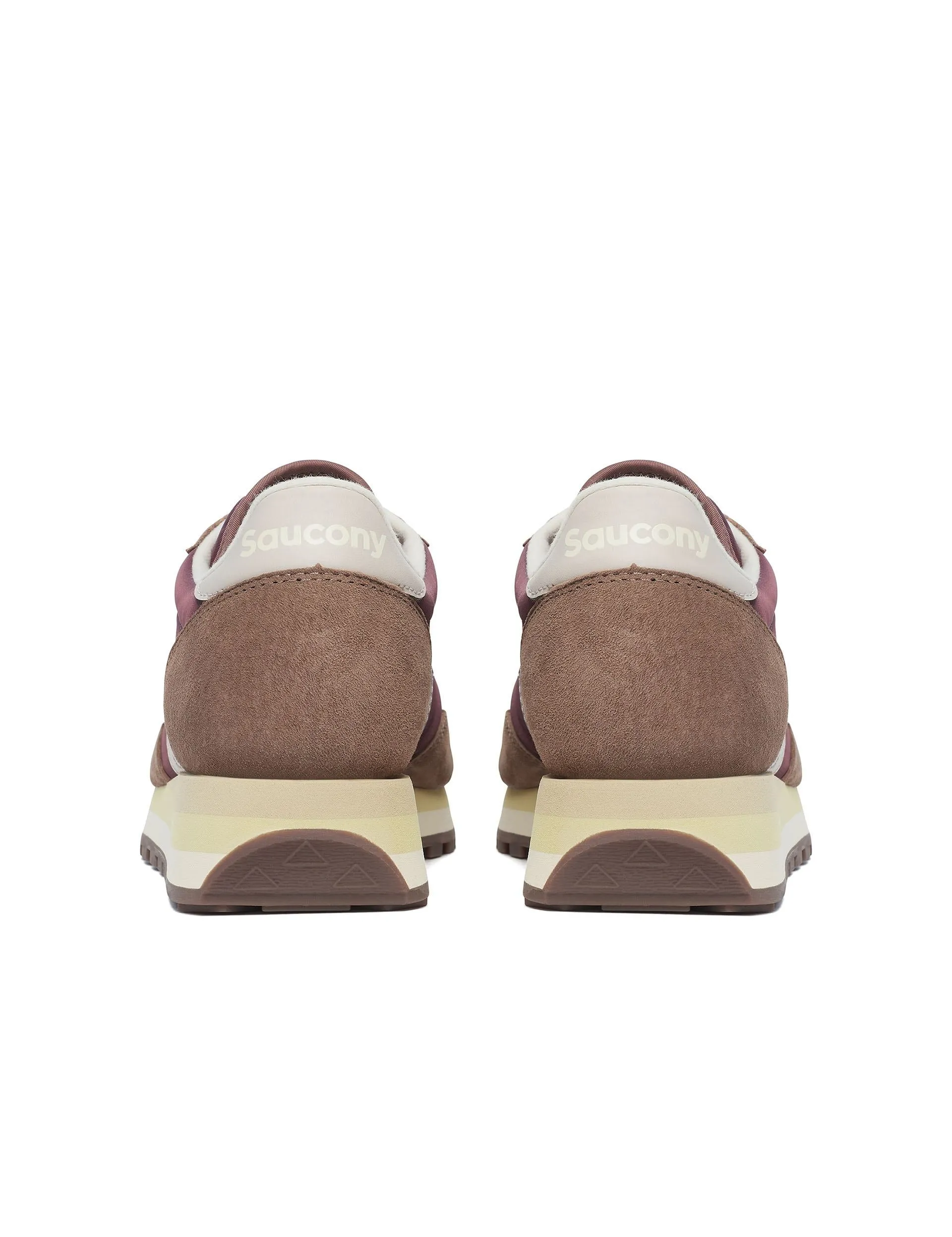 Outdoor Step Jazz Triple - Deep Red/Tan