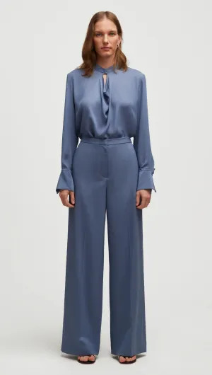 Sporty Fit Jones Trouser in Seasonless Wool | Powder Blue