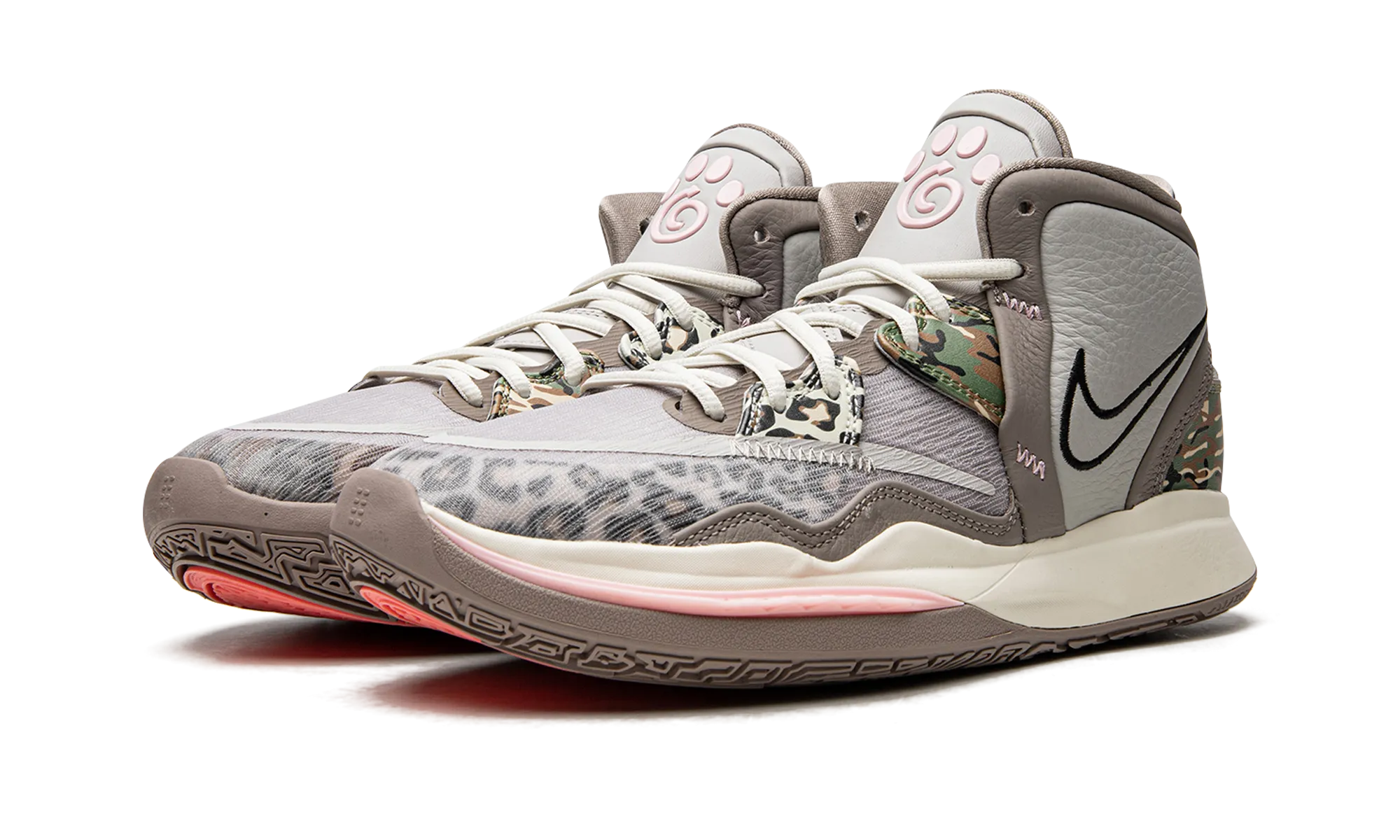 Vaporized Midsole stability enhancement Kyrie Infinity "Leopard Camo"