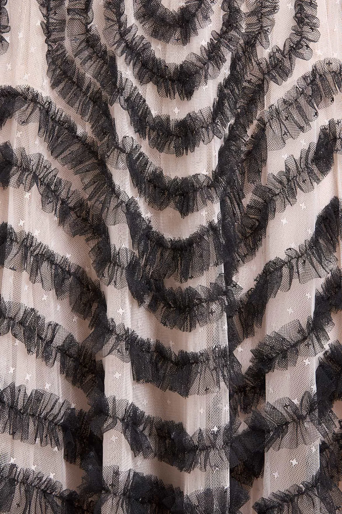 Buckle-Detail Climate-Adaptive La Vie En Rose Off-Shoulder Gown