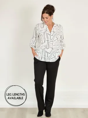 Body Movement Roberta Ponte Di Roma Trouser - Black