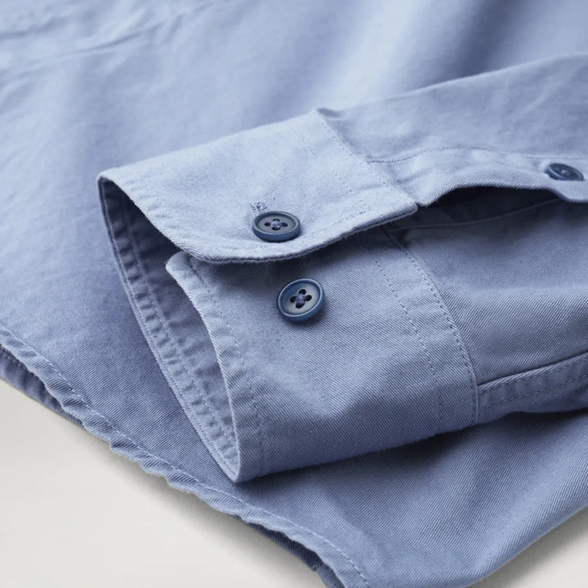 Belstaff - Scale Garment Dyed Shirt in Blue Flint Fit for Everyone