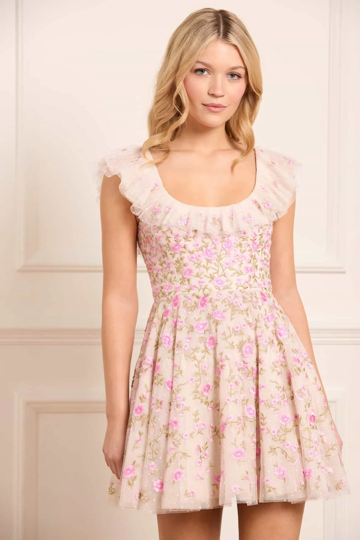 Lea Ditsy Micro Mini Dress Daily Movement Cool Comfort