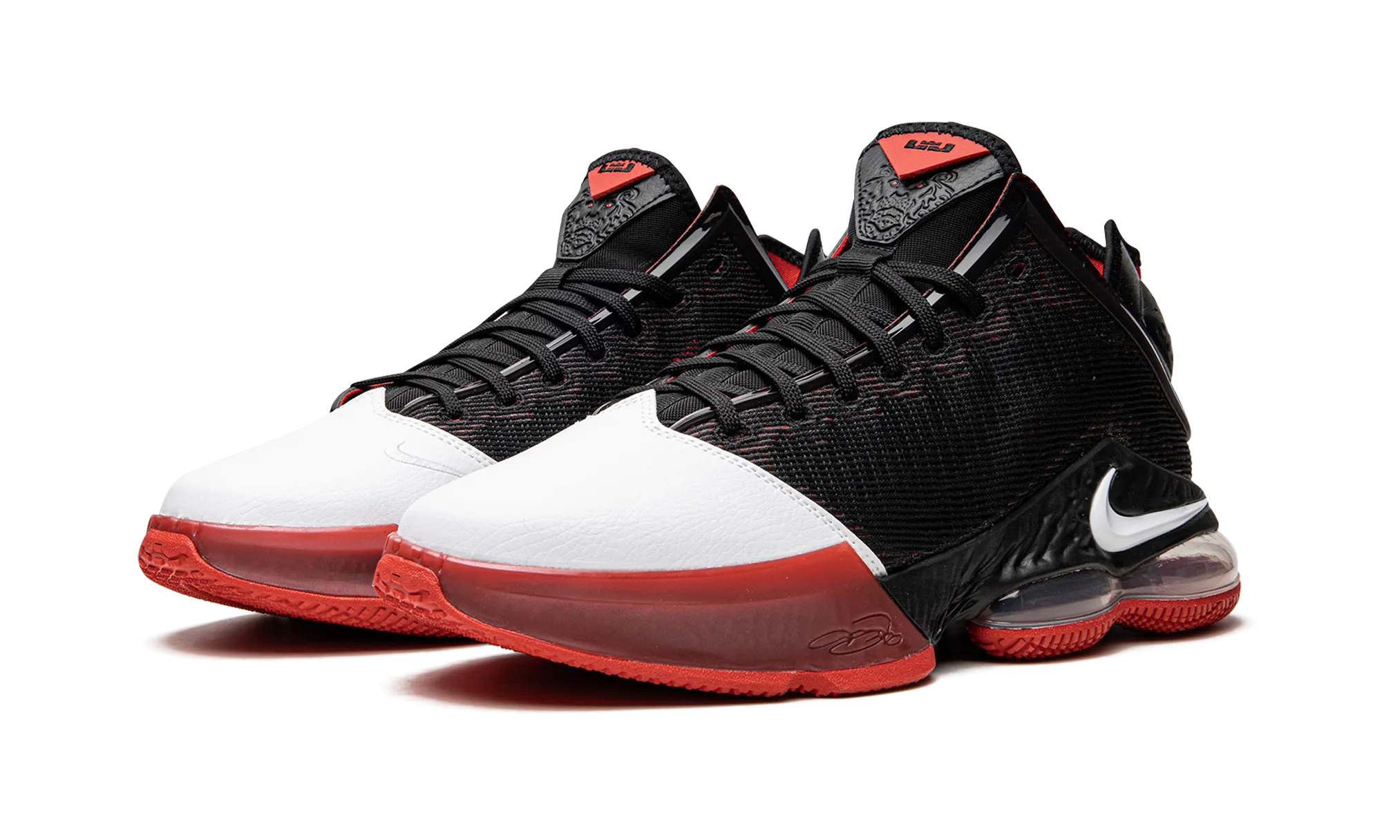 LeBron 19 Low "Bred" kids' shoe look Comfort Insole