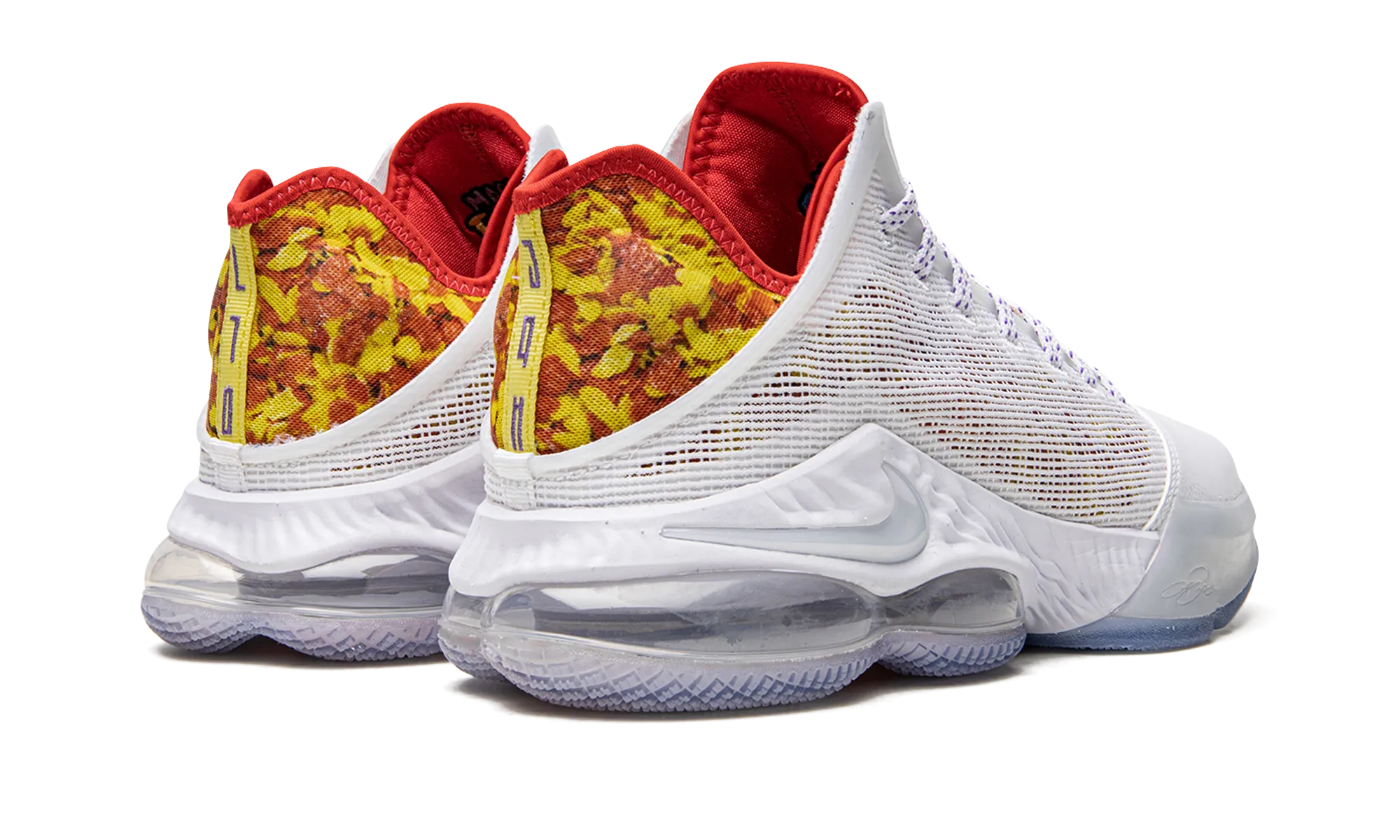 LeBron 19 Low "Magic Fruity Pebbles" Lace Lock Technology