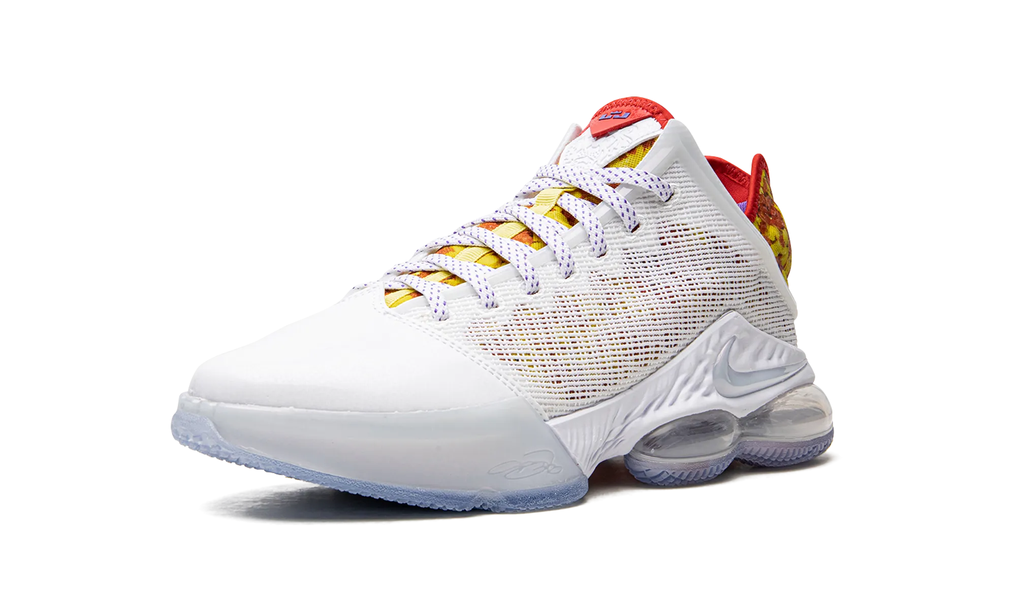 Bounce Back Midsole Foam cold - climate running shoes LeBron 19 Low "Magic Fruity Pebbles"