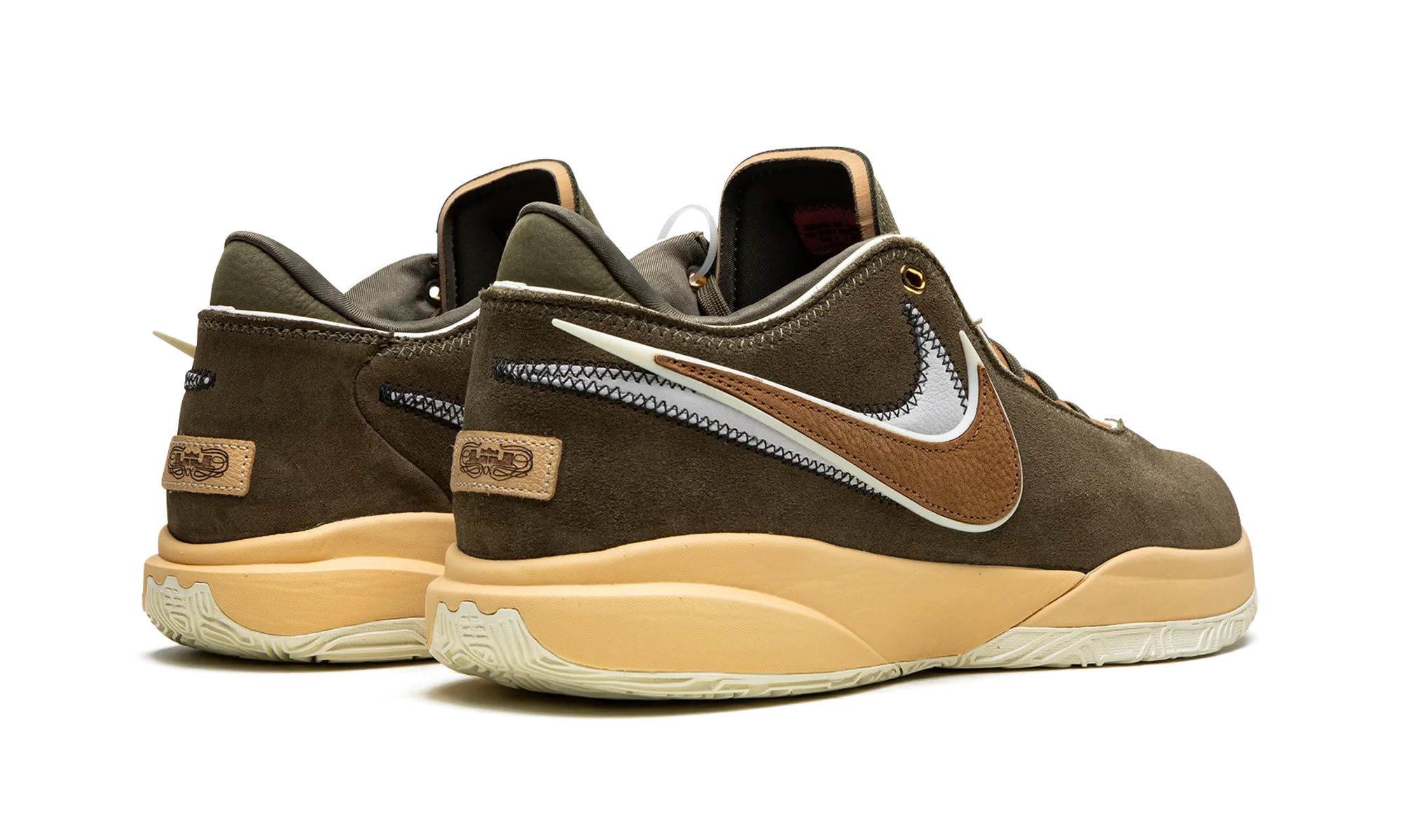 running gait analysis plyometric - training shoes LeBron 20 "Olive Suede"