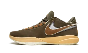 LeBron 20 "Olive Suede" Workout sessions professional athlete shoes