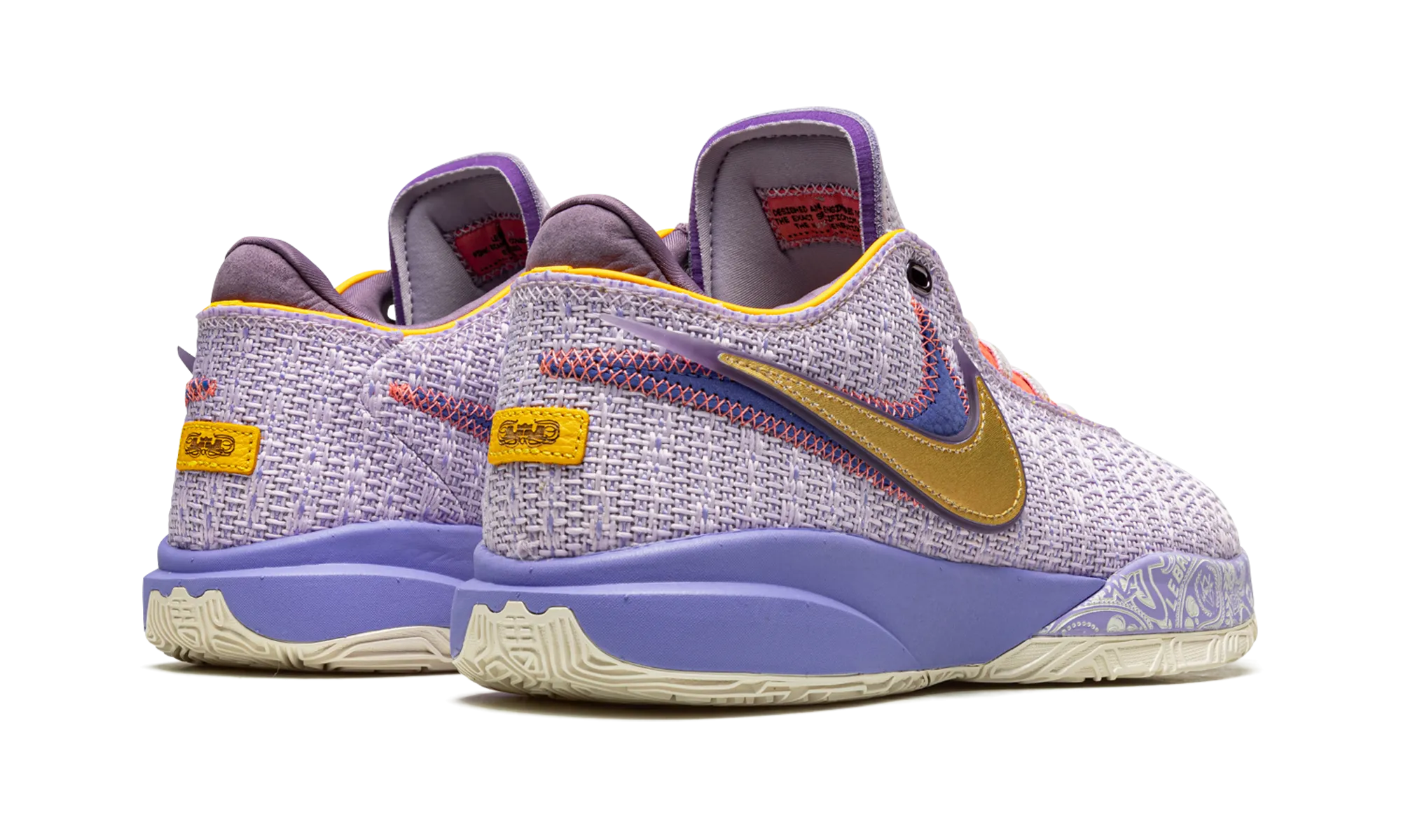 balance training running shoes LeBron 20 "Violet Frost"