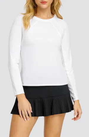 Trendy Wearable Sporty essentials Legend Top - Chalk White
