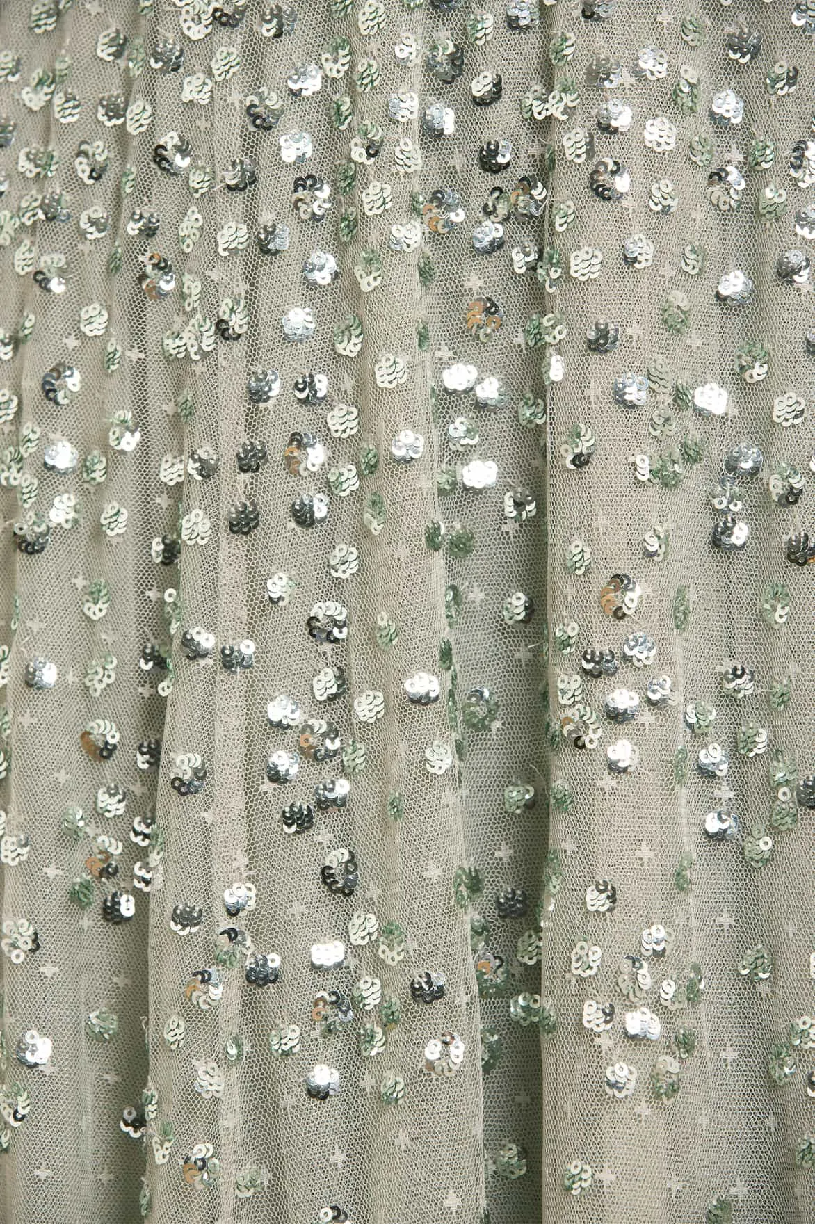 Leila Dot V-Neck Ankle Gown City-Style