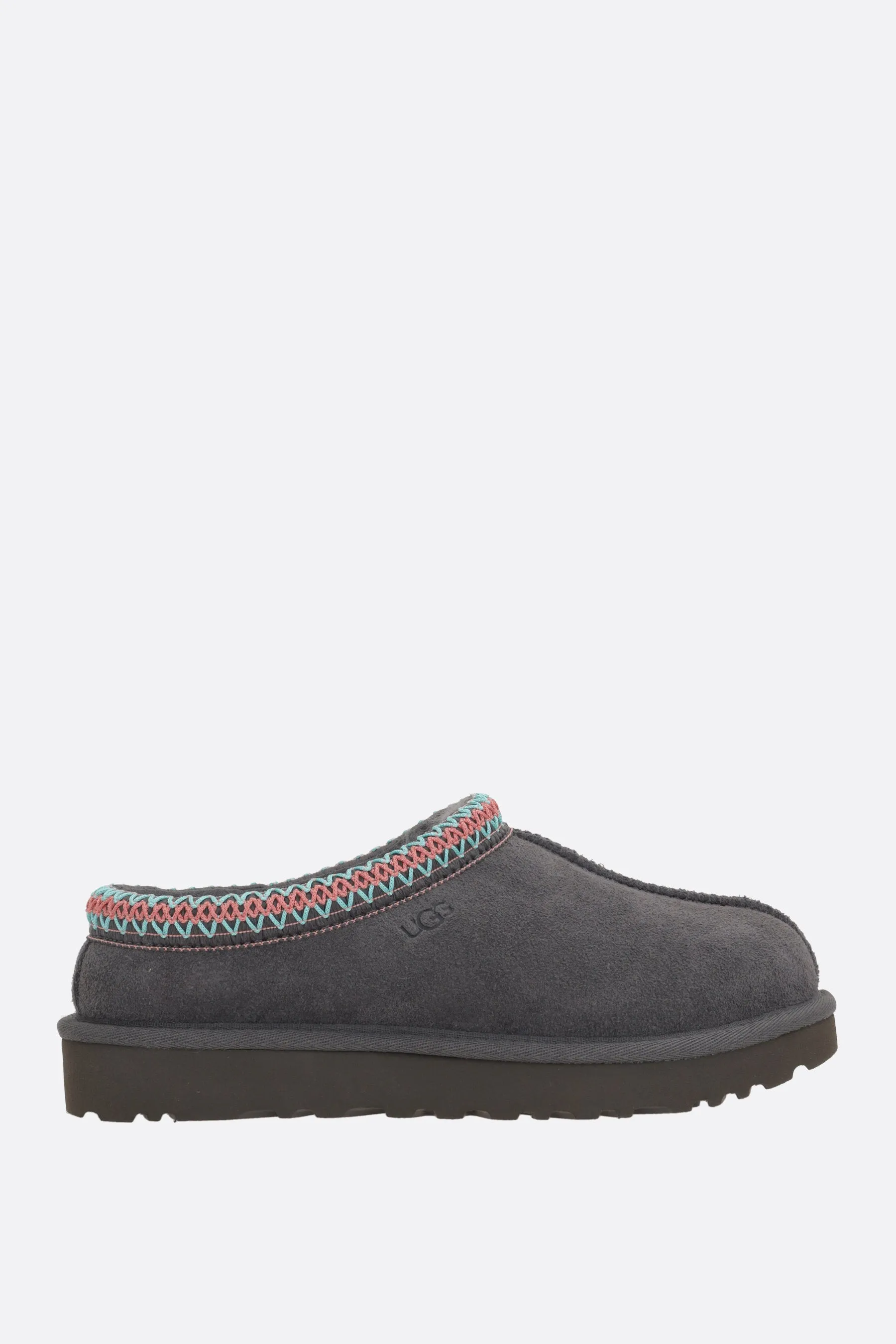 Flexible Material Stable Grip Tasman II slippers in suede