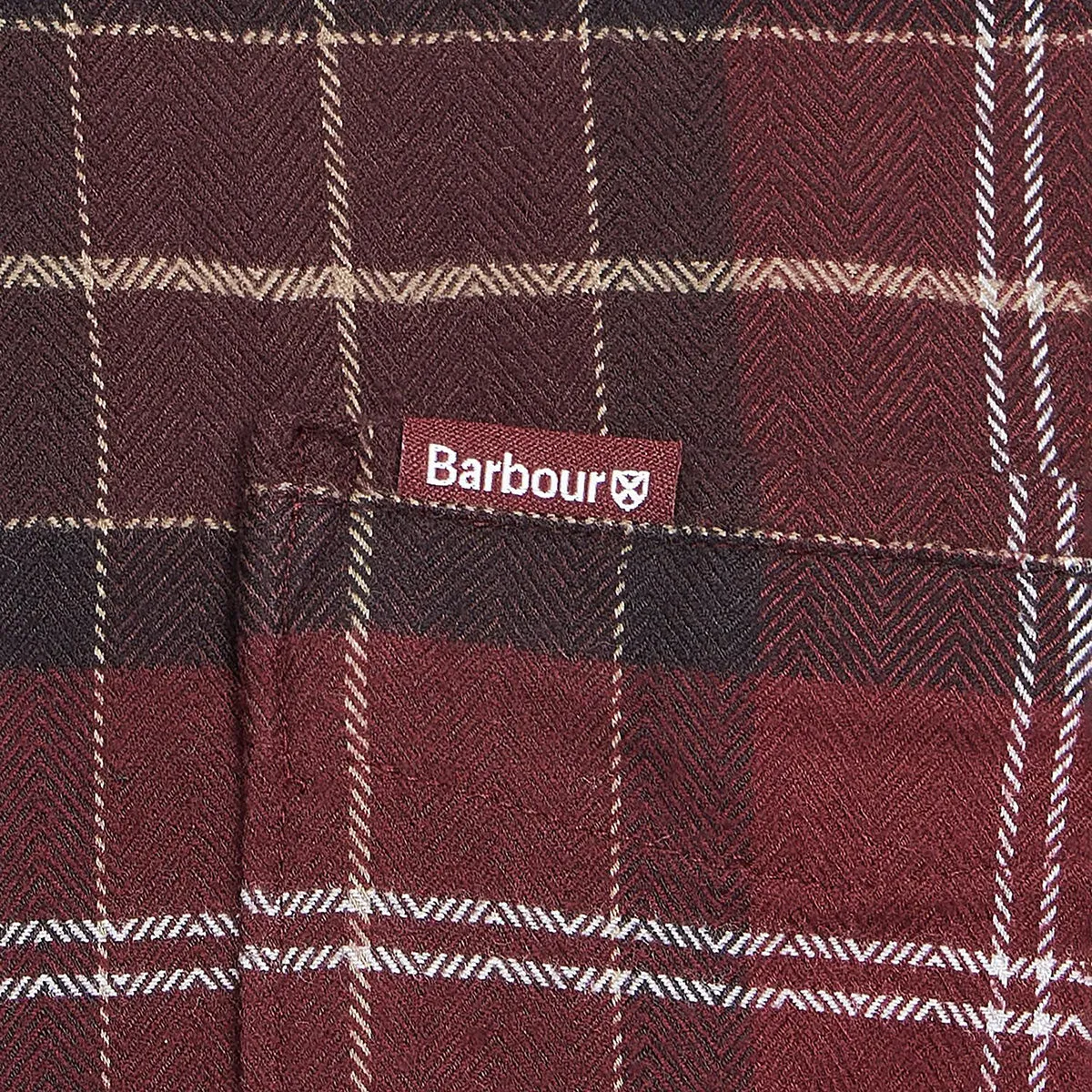 Non Restrictive Silhouette crew neck Barbour - Kyeloch TF Shirt in Winter Red