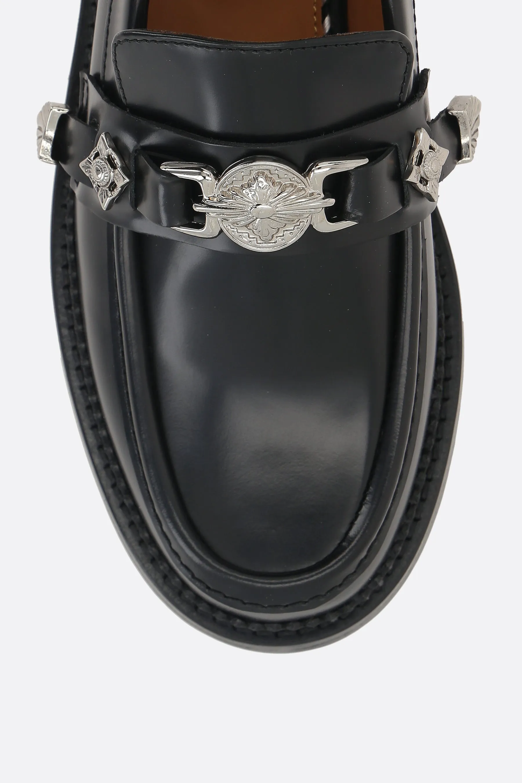 Quick Transition Stable Motion brushed leather loafers