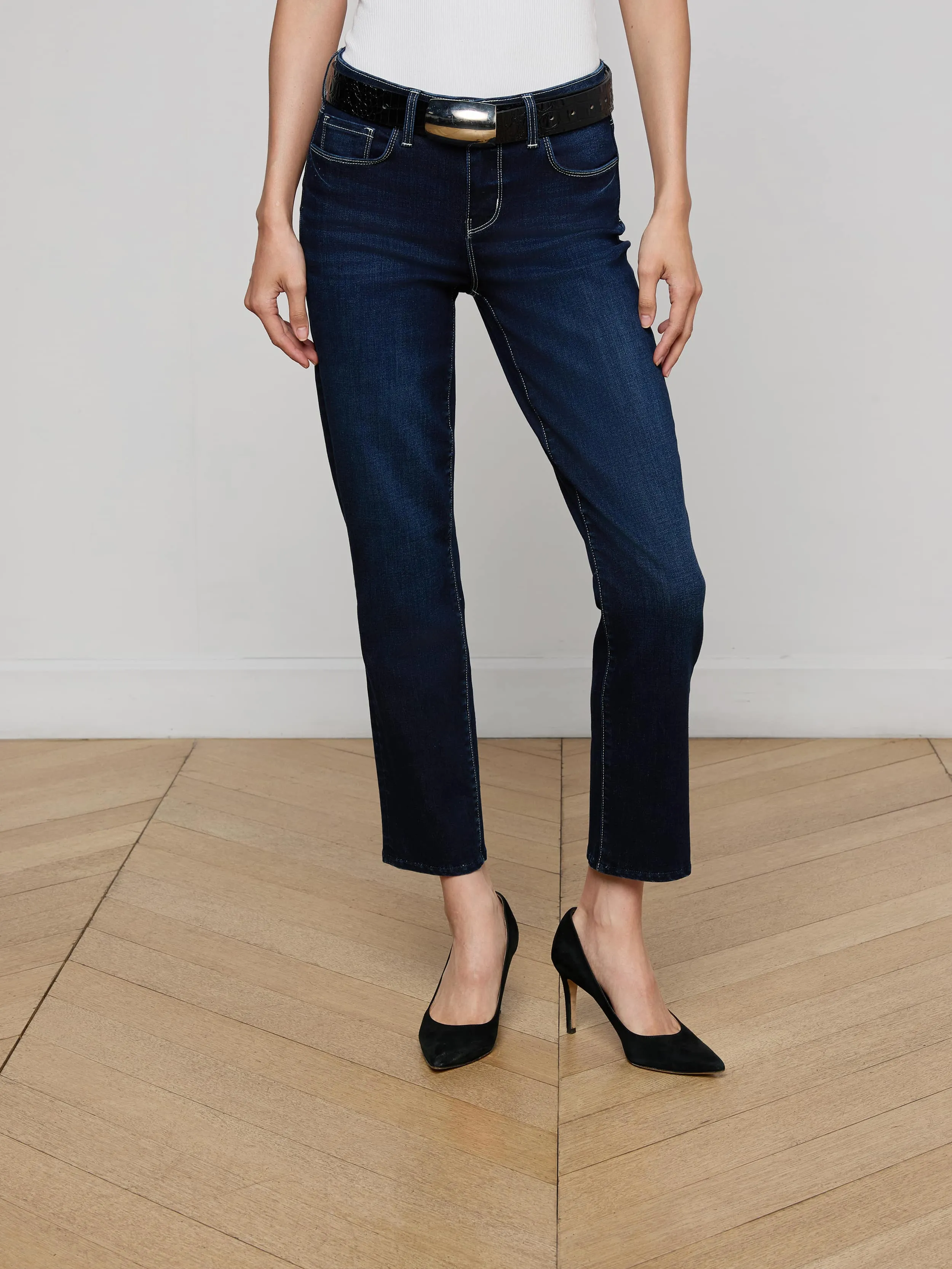 Everyday Confidence Simple Touch Aiden Low-Rise Slim-Leg Jean