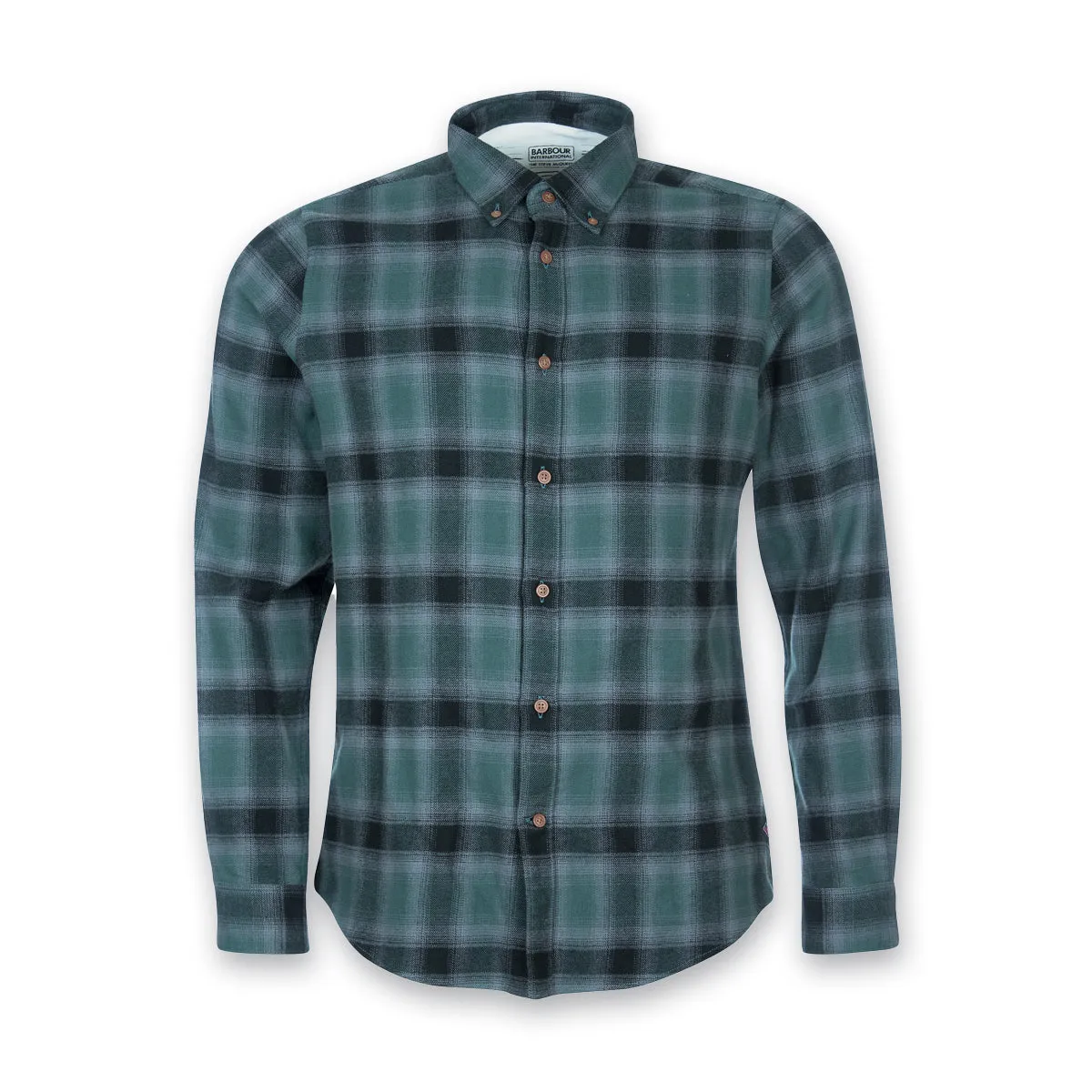 Barbour Intl. - Joshua Check Shirt in Deep Green Practical Comfort