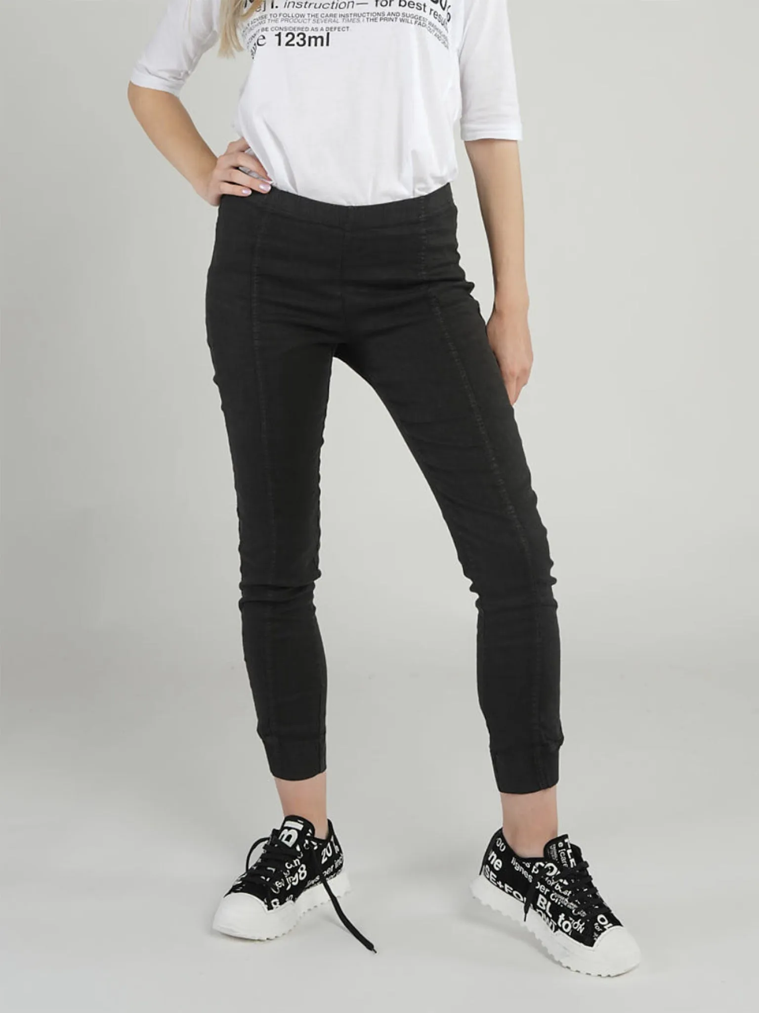 Linen Blend Skinny Trousers '3830103' Wind Resistance