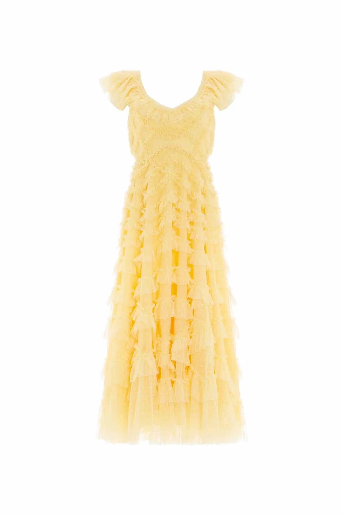 Lola Backless Ballerina Dress Collar Accent