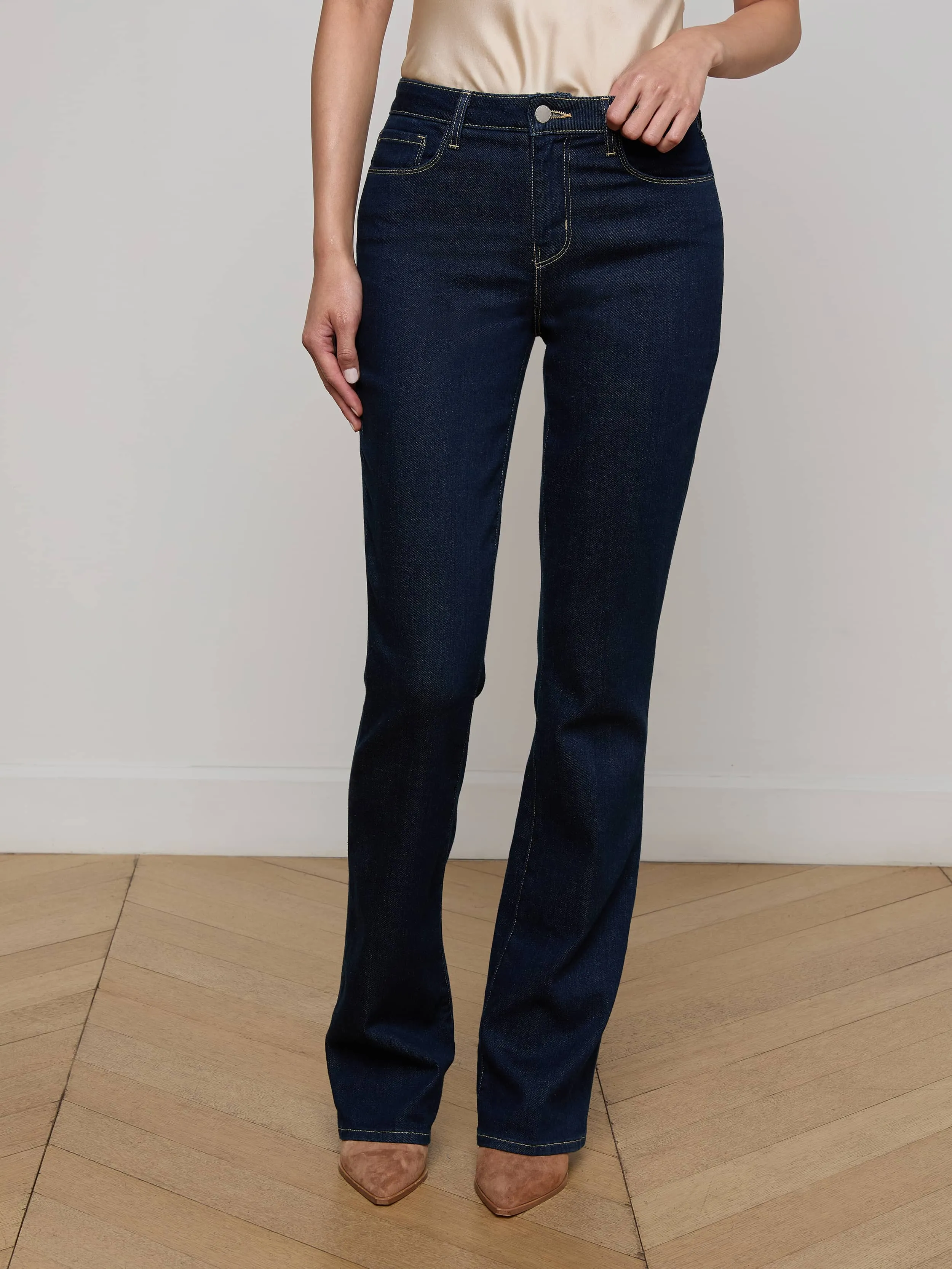 Riveted Stress Points Elegant Adult Fashion Selma Bootcut Jean