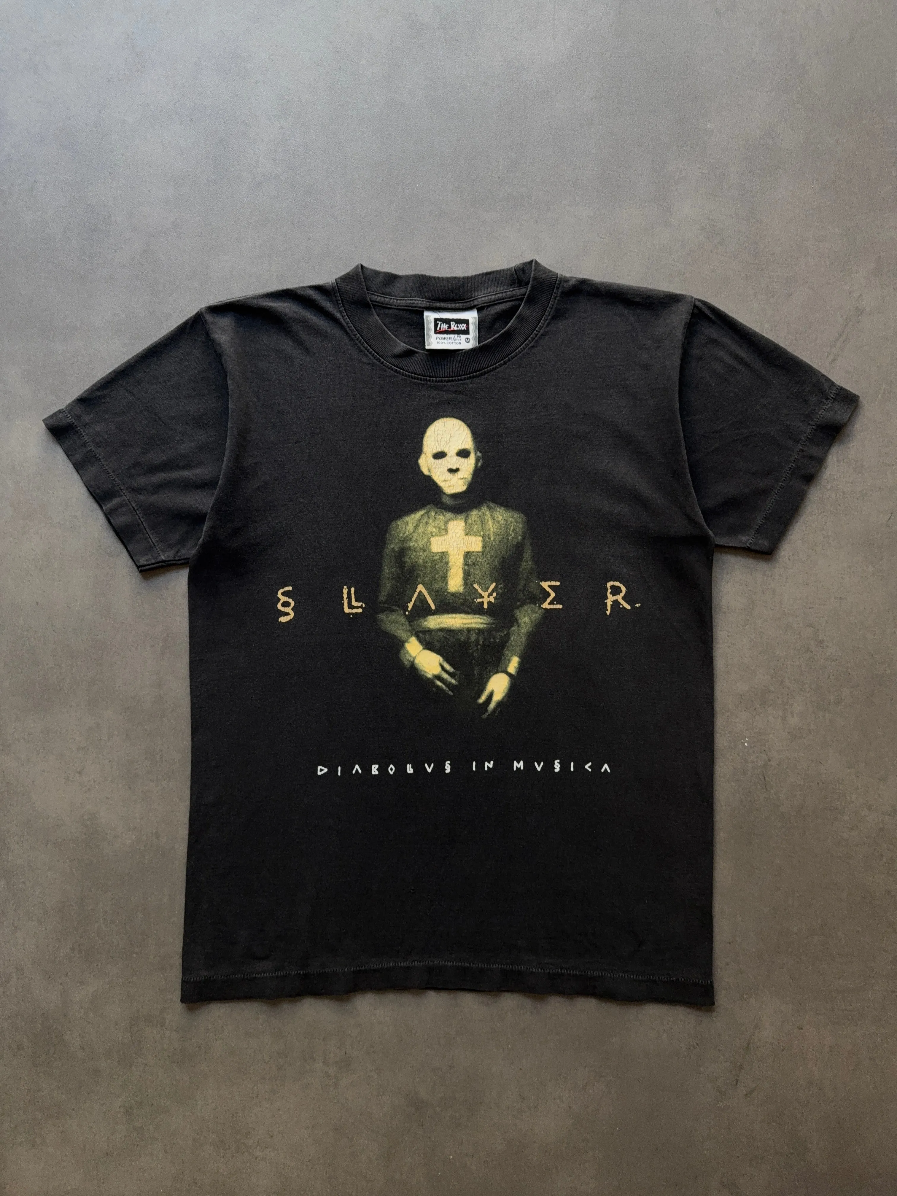 Stretchable Armholes Non Irritating Tags 1990s Slayer tee (M)